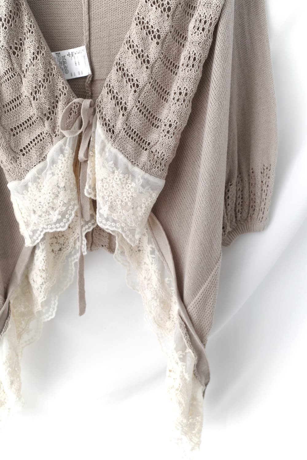 lace unbalanced cardigun 상품이미지4