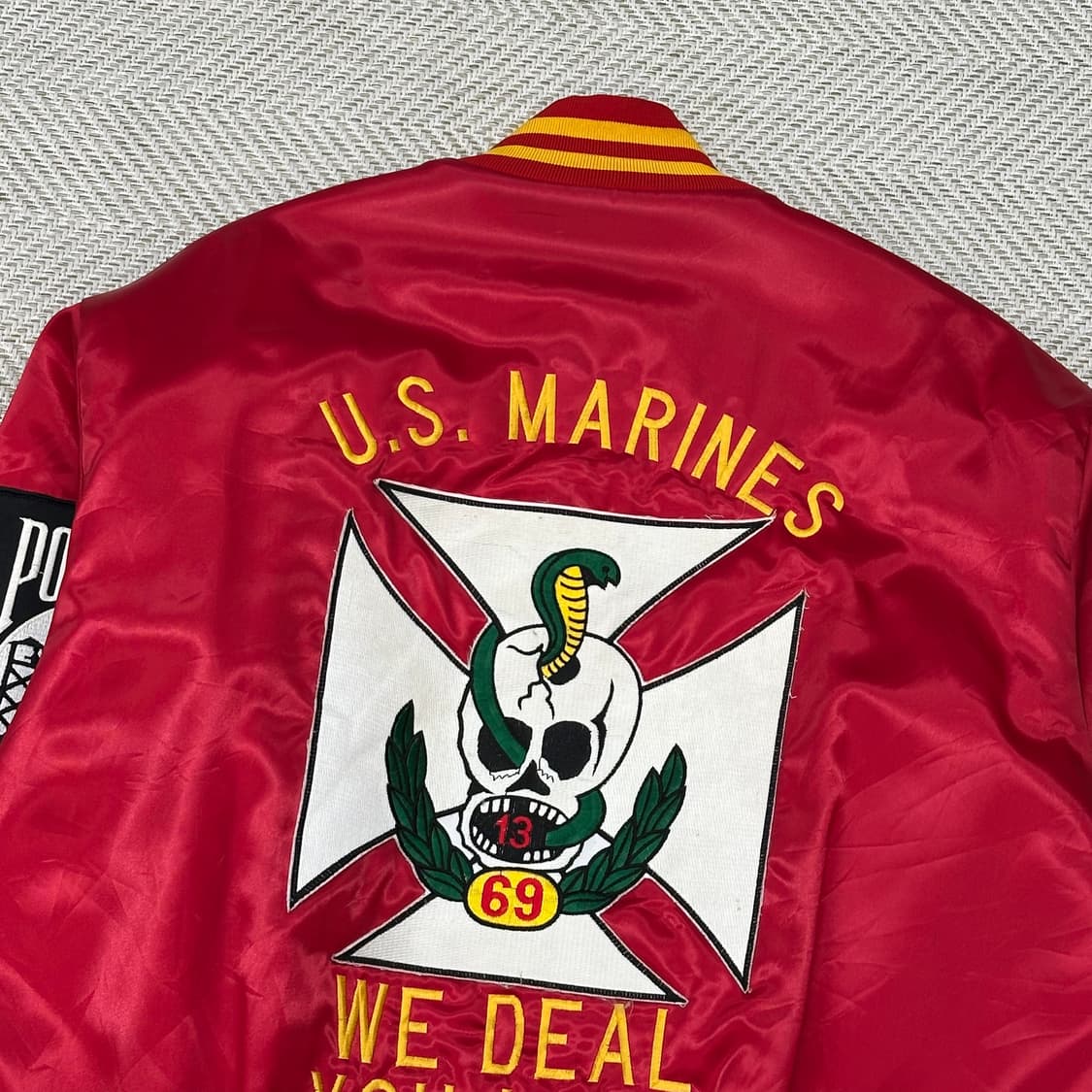 스윙스터 패치 새틴자켓 r2940 상품이미지5