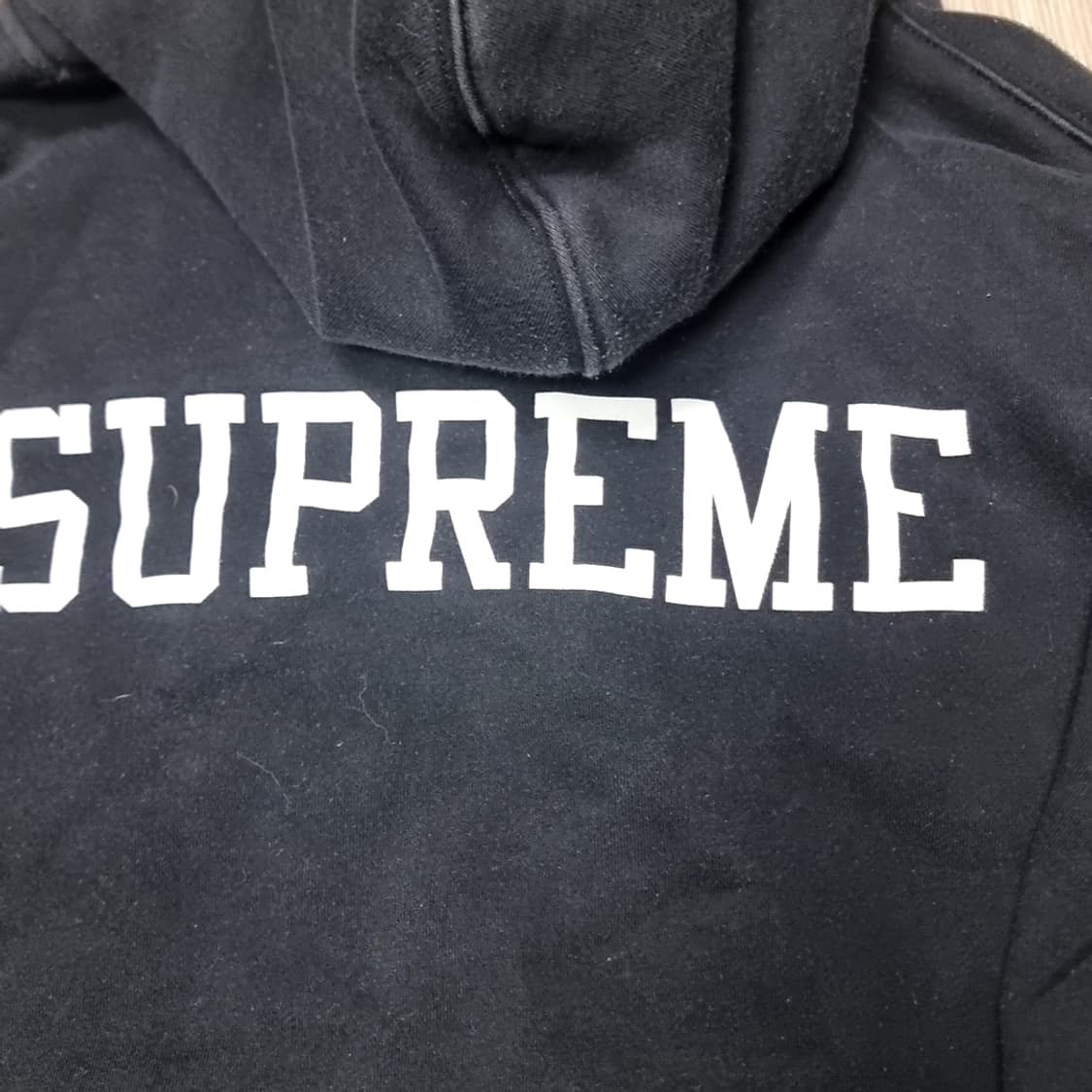 챔피온 x 슈프림 후드티 블랙 XL 상품이미지9