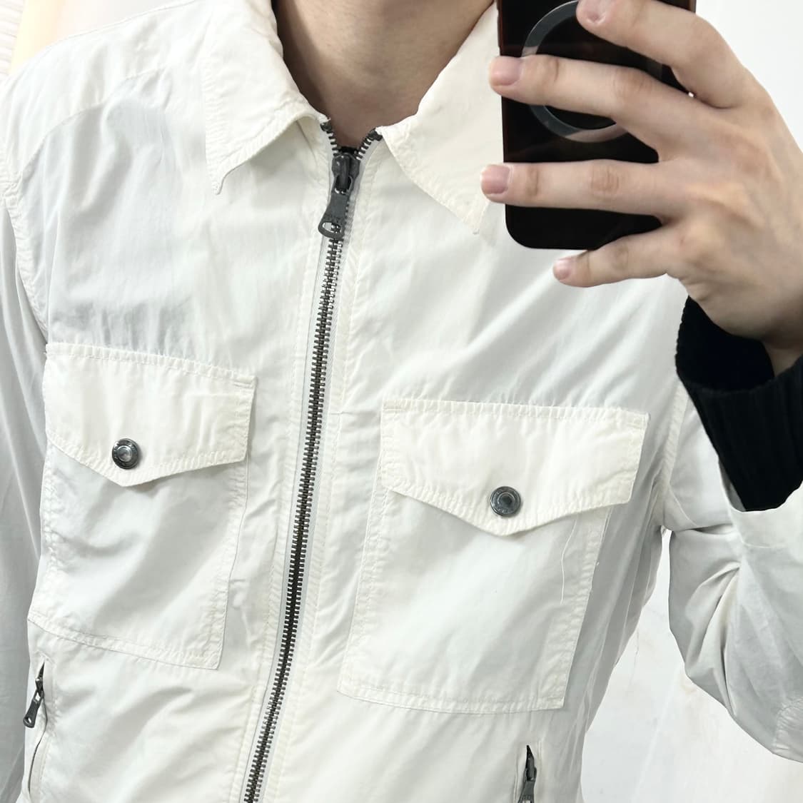 캘빈클라인 바이커 집업 자켓 상품이미지4