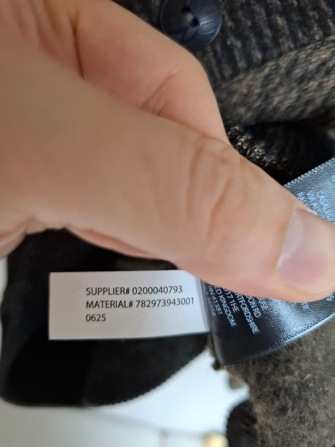 L 더블알엘 자카드 앵거스 헤링본 버튼 가디건 자켓 상품이미지8