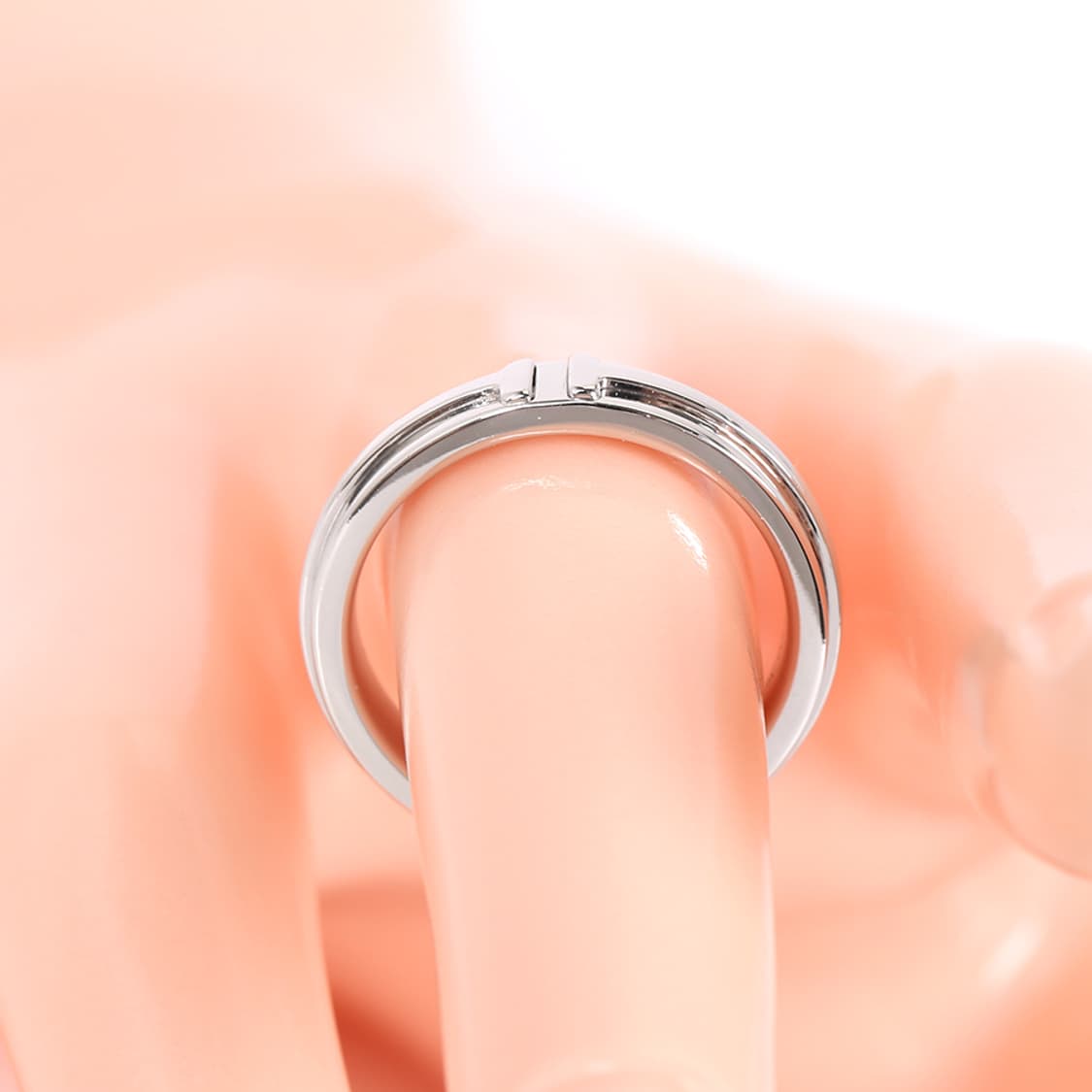 티파니 T 네로우 링 화이트 골드 14호 18K WG반지 36814918 상품이미지9