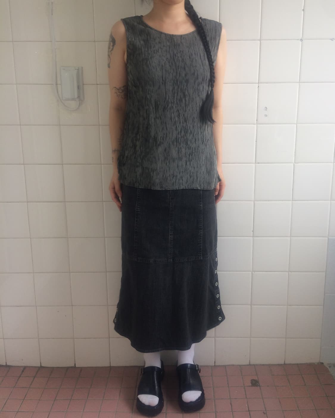 Pleats sleeveless 상품이미지1