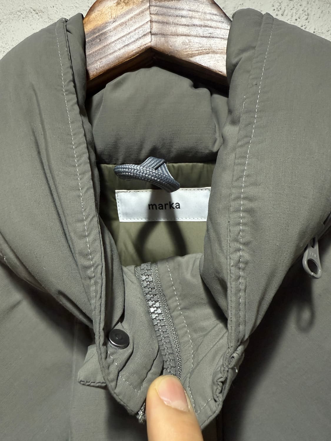 마카 Marka 리사이클 나일론 다운 베스트 타입2 상품이미지3