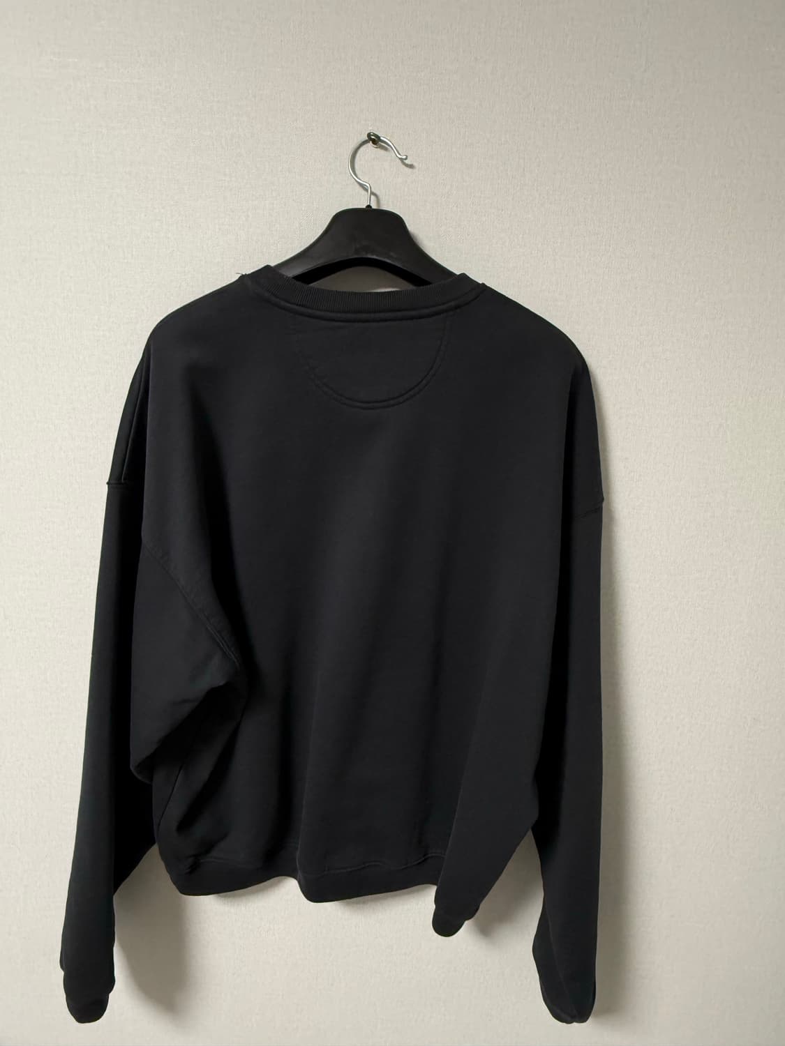 [L] 스투시 릴렉스드 오버사이즈드 크루넥 블랙 상품이미지4