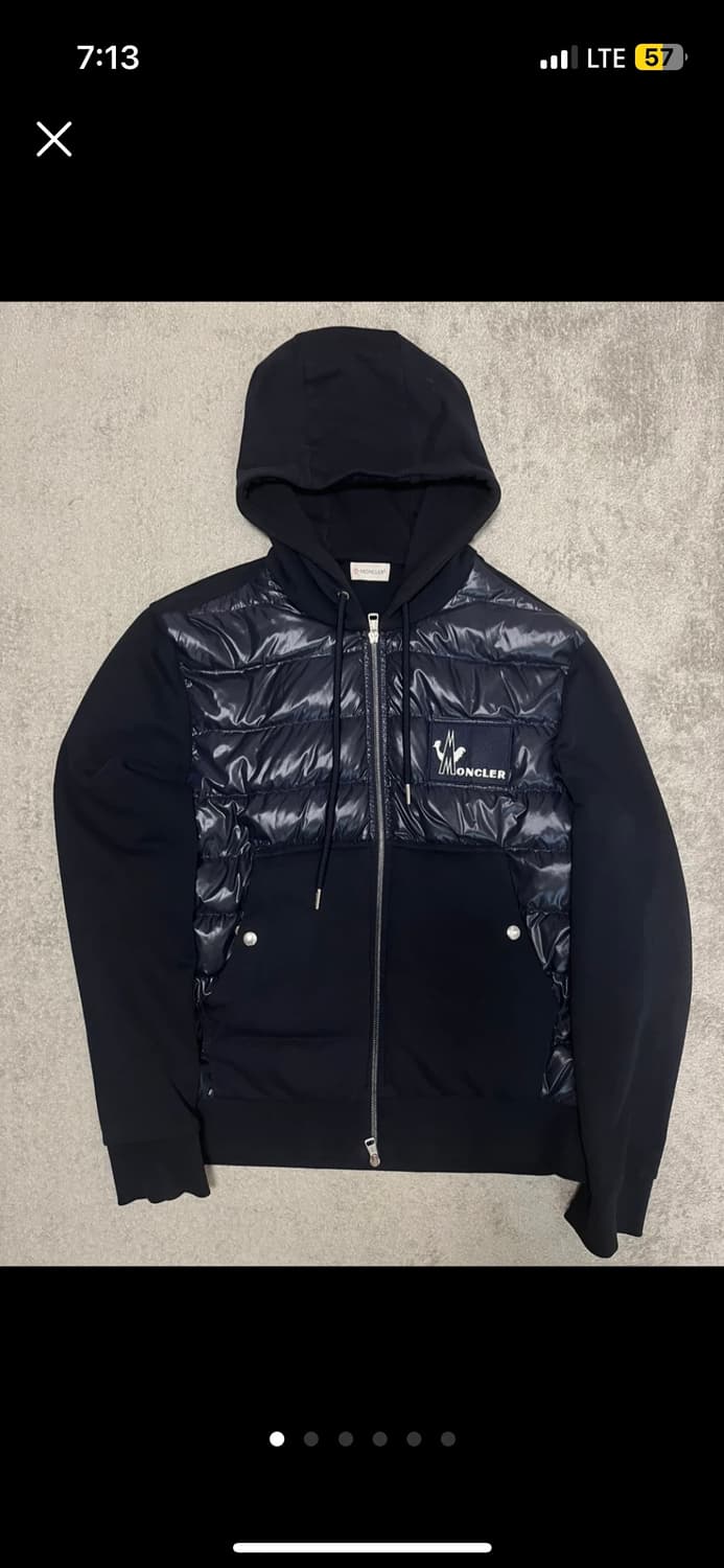 몽클레어 패딩자켓 네이비 상품이미지1