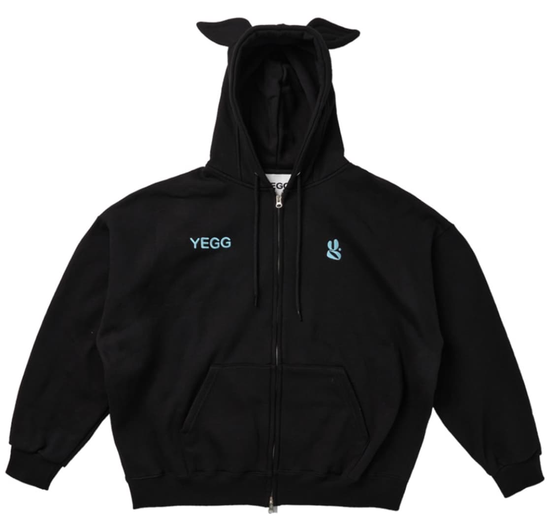 예그 기모 후드집업 블랙 상품이미지1