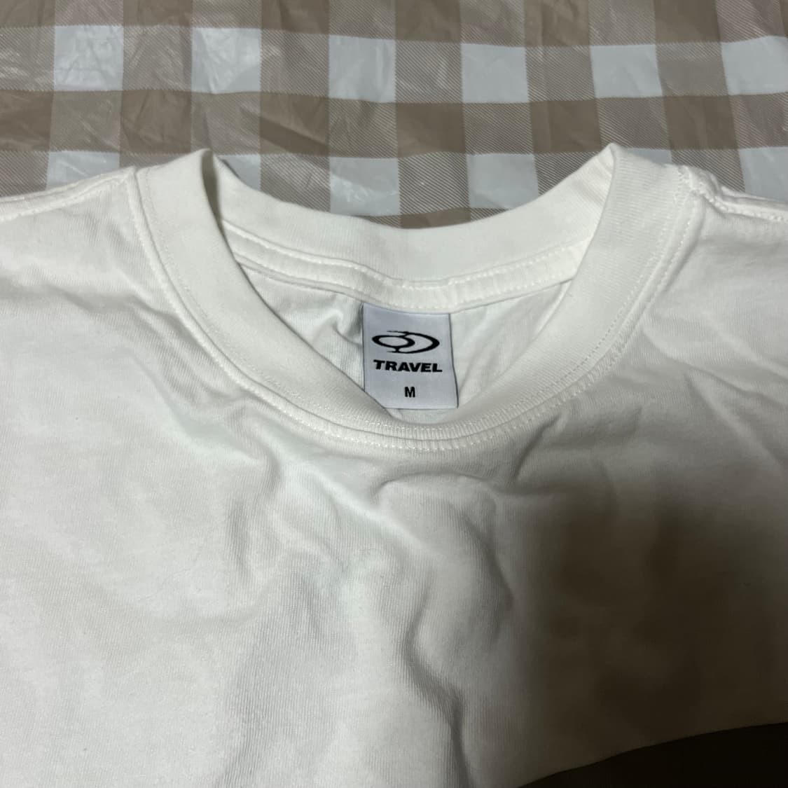 트레블 반팔 화이트 M 프린팅 흰색 공용 95 상품이미지2