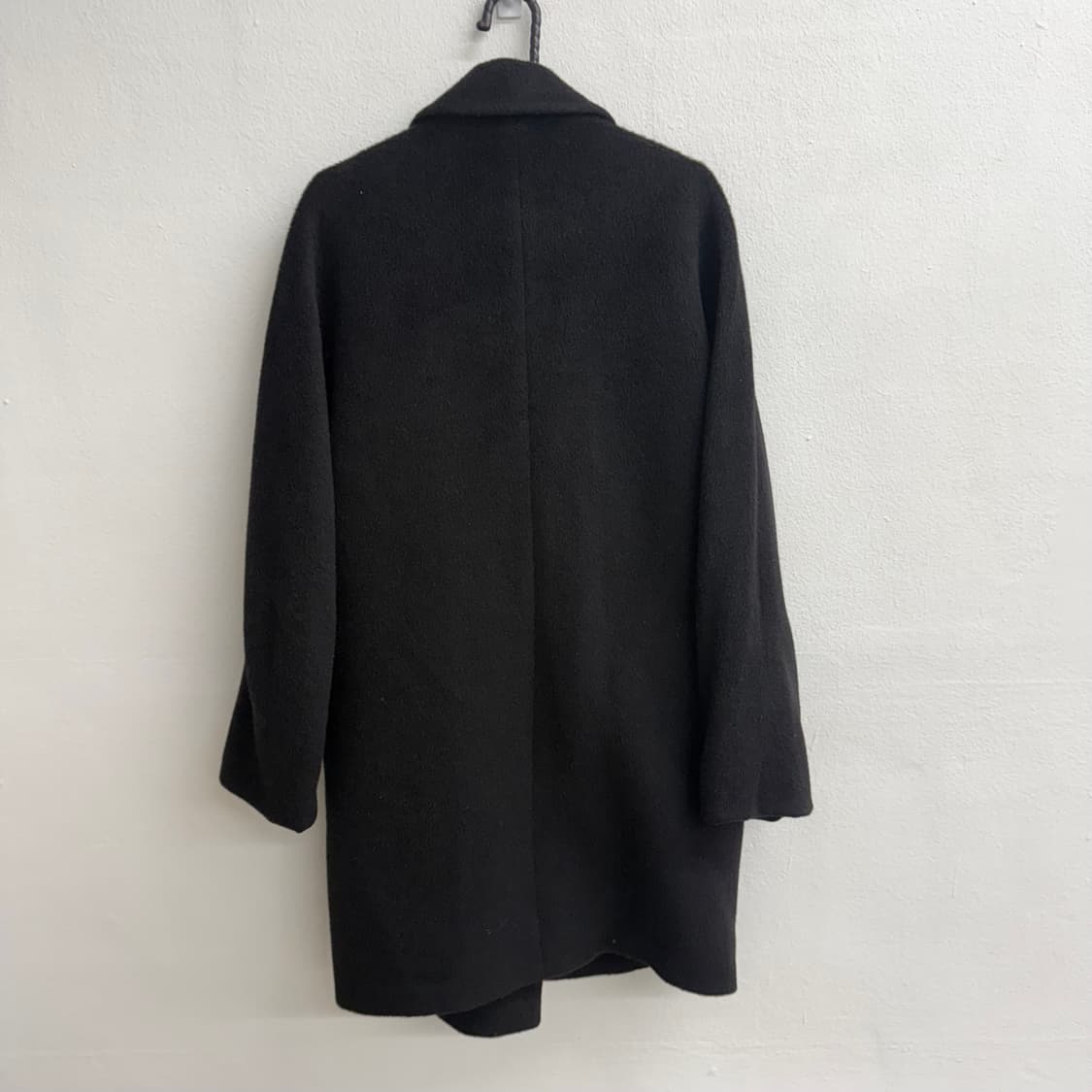 한섬 시스템 made italy 울 블랙 코트 (160) 상품이미지6