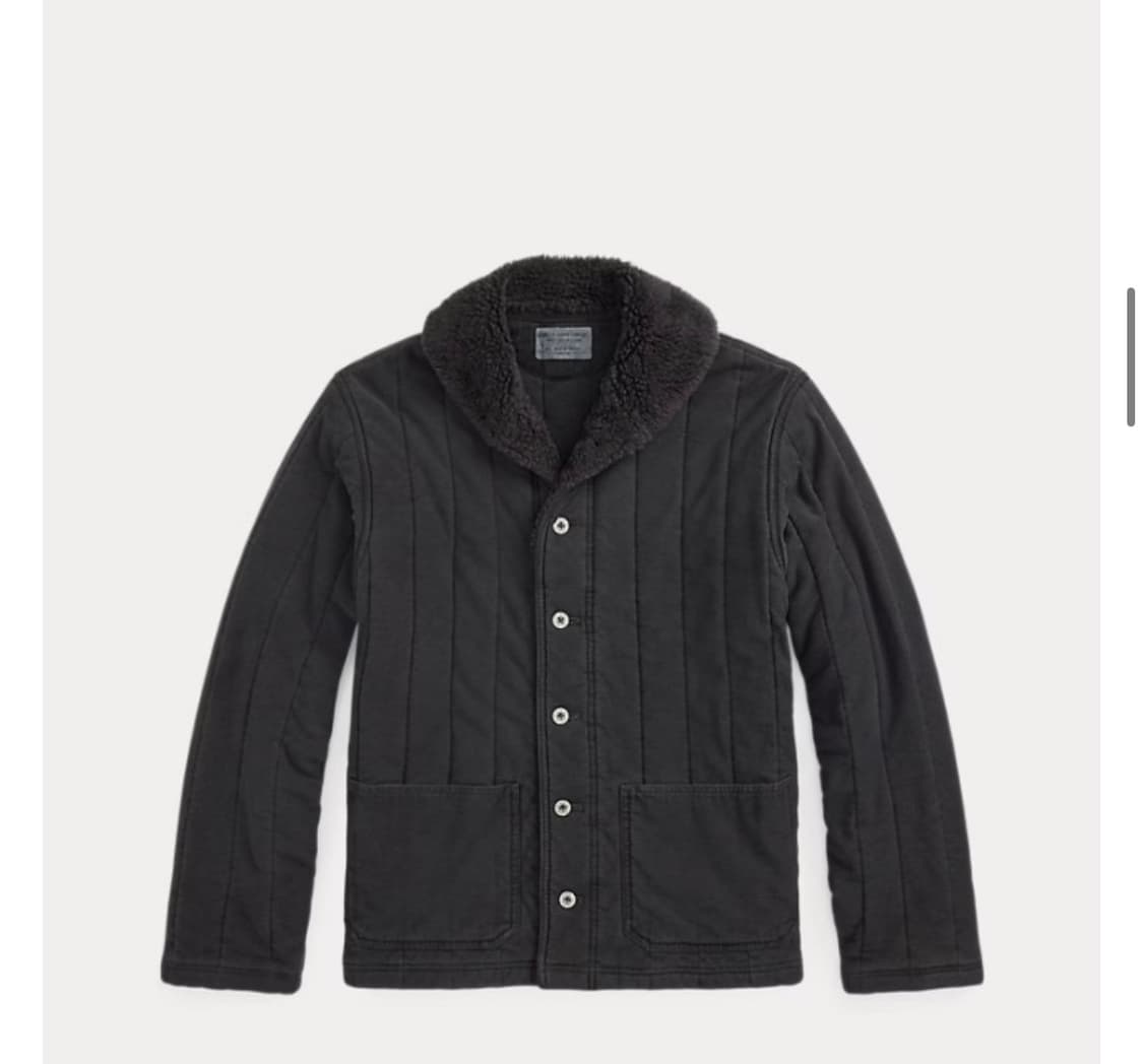 RRL Fleece Collar Quilted Jersey Jack(XL 상품이미지5