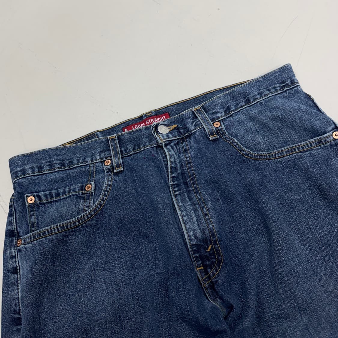 리바이스 00s 569 새깅 워싱 스케이터 데님팬츠 상품이미지4