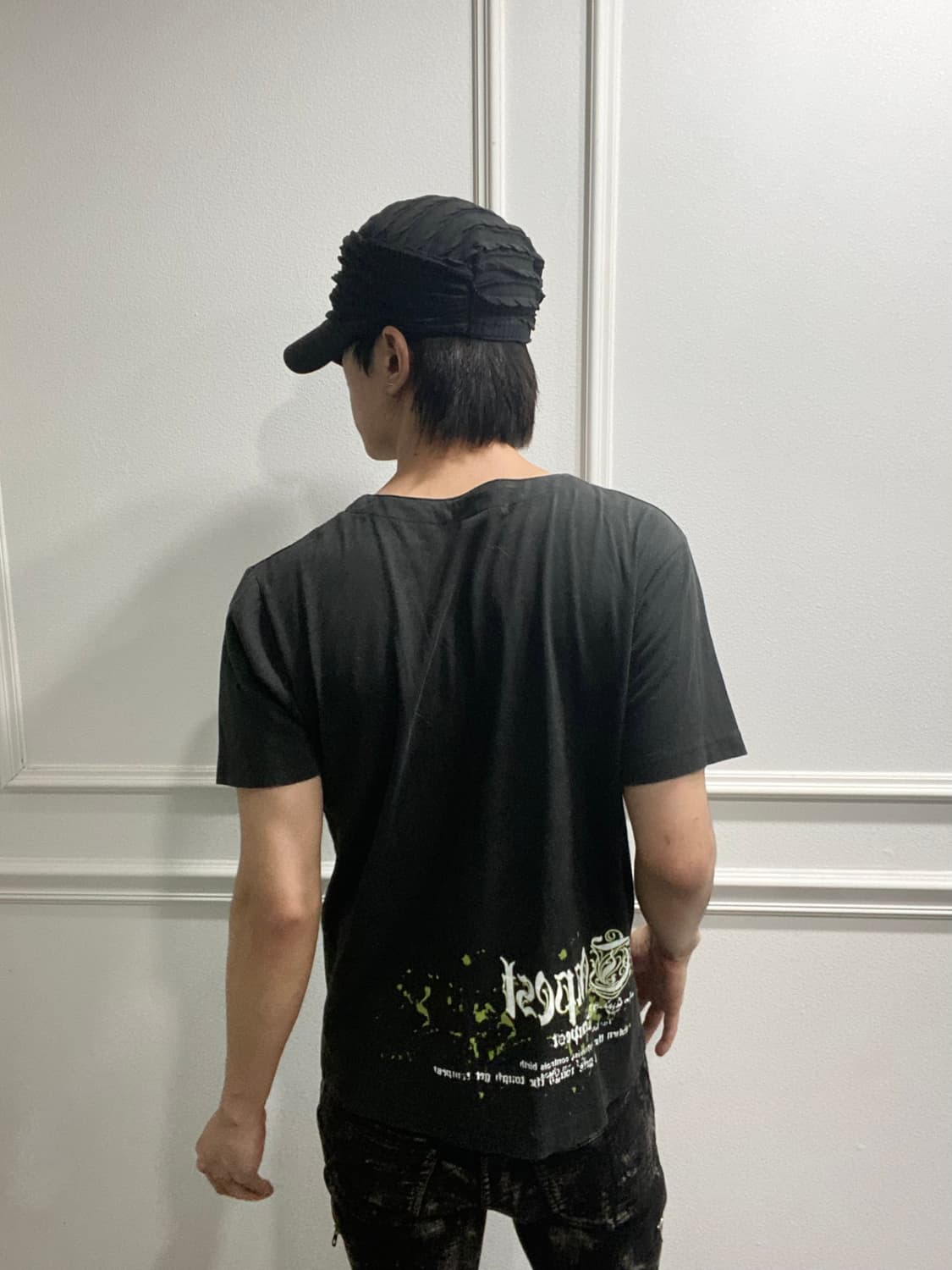Y2K Print Lace Up Tee 상품이미지2