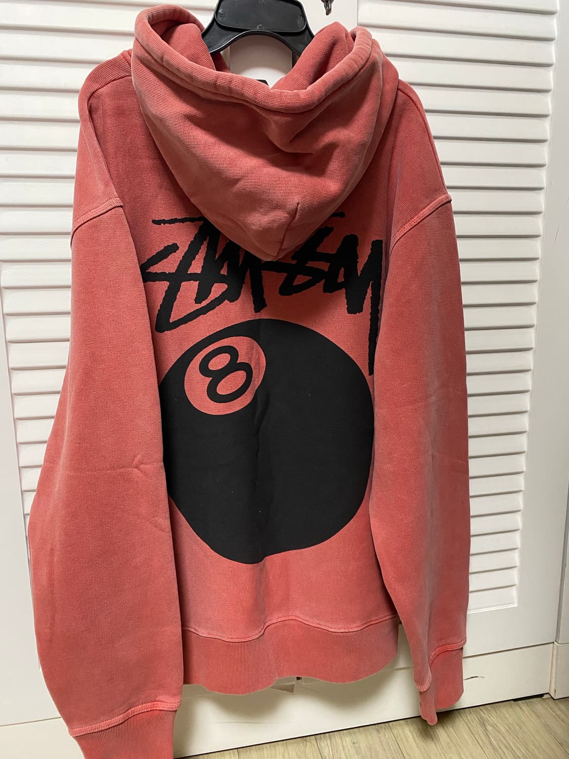 스투시 8볼 후드 피그먼트 구아바컬러 상품이미지1