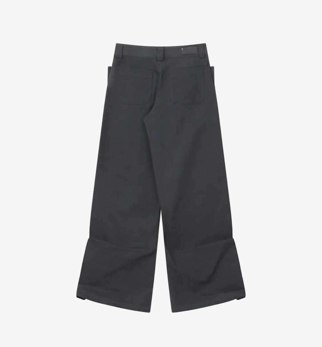 미세키서울 Flap layered wide pants charcoal 상품이미지3