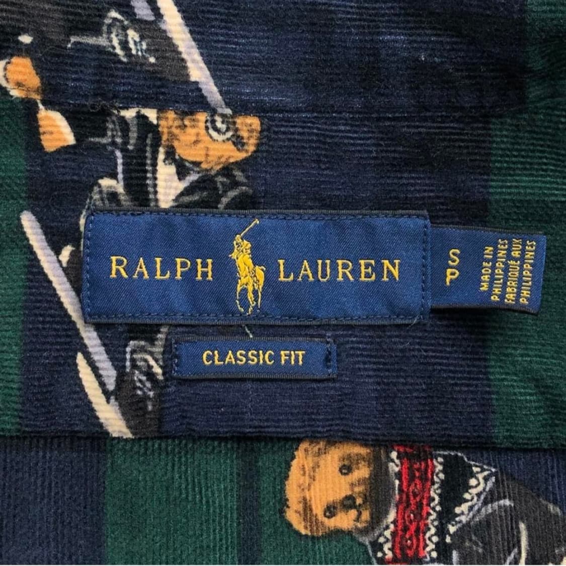 폴로 타탄체크 스키베어 셔츠/남성S 상품이미지3