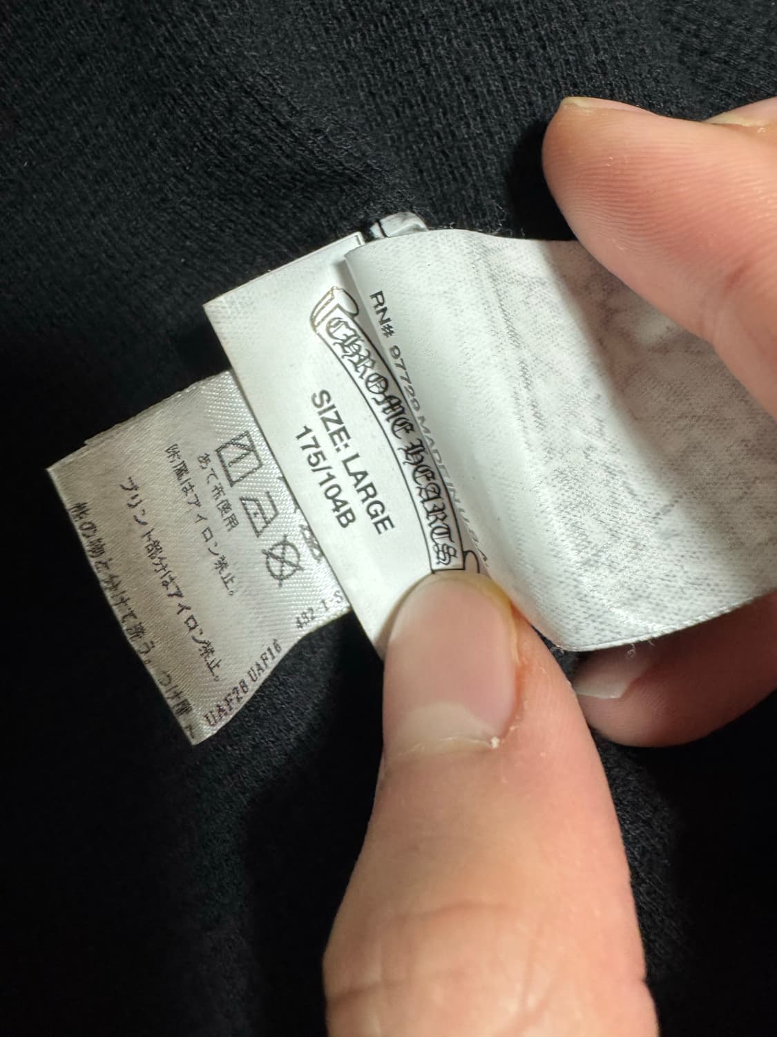 크롬하츠 HOLLYWOOD USA 헤비웨이트 후드집업 상품이미지10