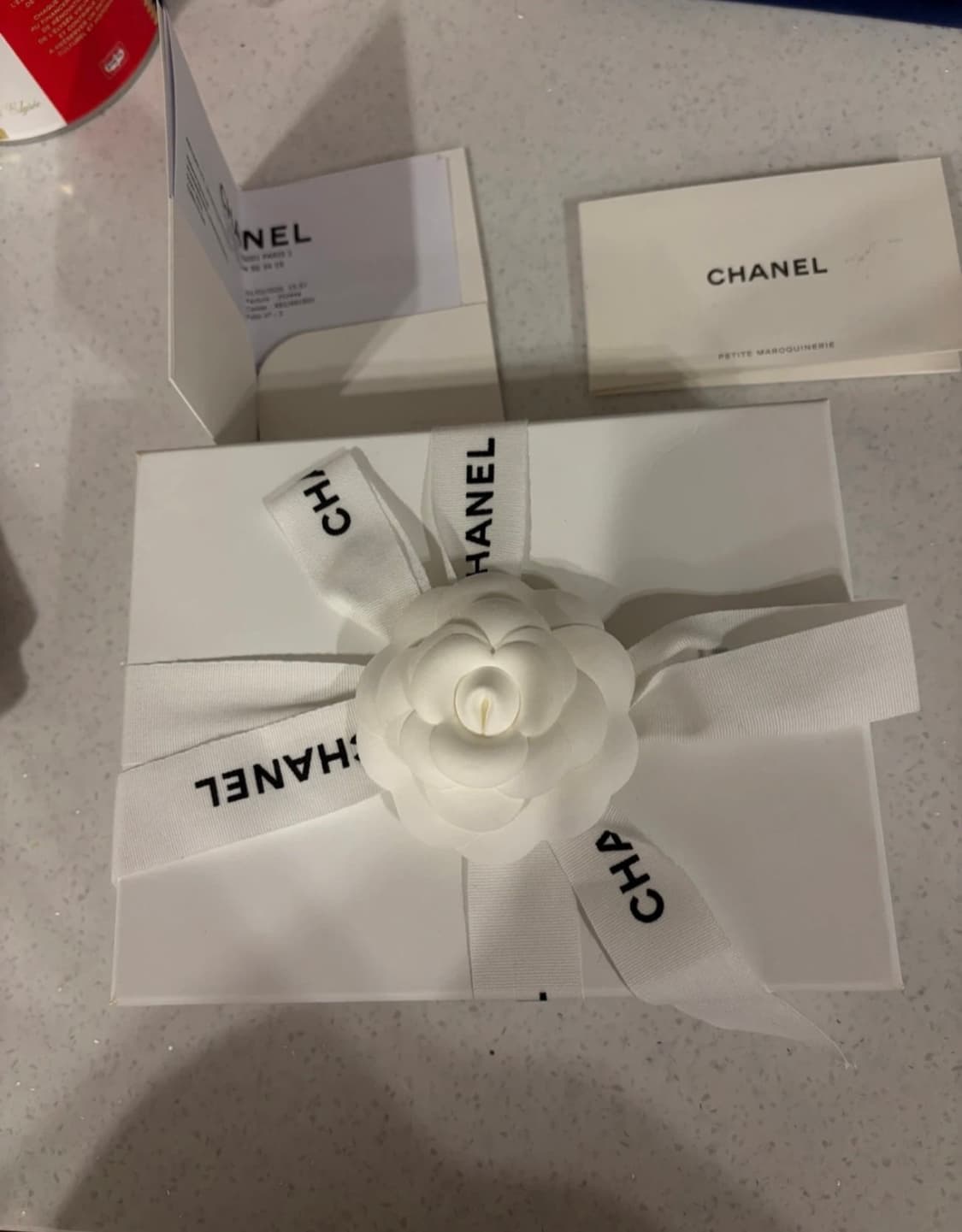 (미개봉 새상품) 샤넬 클똑 카드지갑 캐비어 블랙 금장 (프랑스 파리 깜 상품이미지3