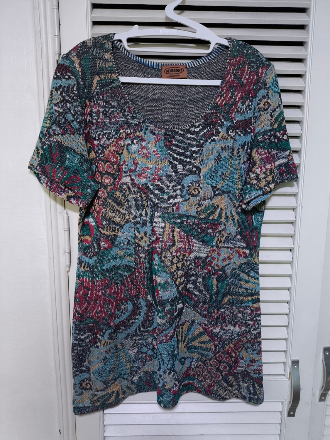 미쏘니 니트 티셔츠 반팔 상품이미지1