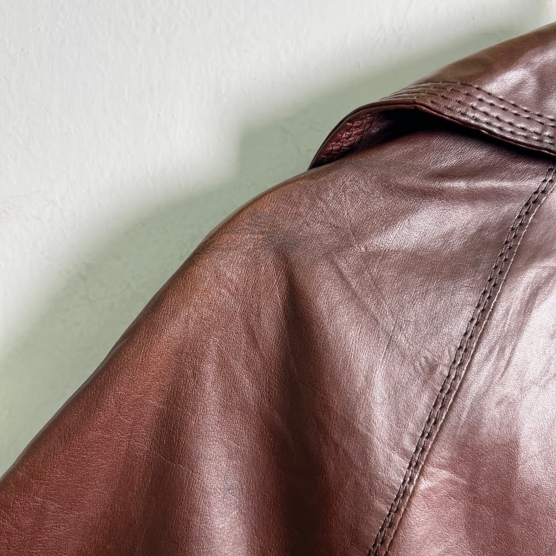 Ra KANEMATSU-GOSHO 빈티지 레더 트렌치코트  상품이미지9