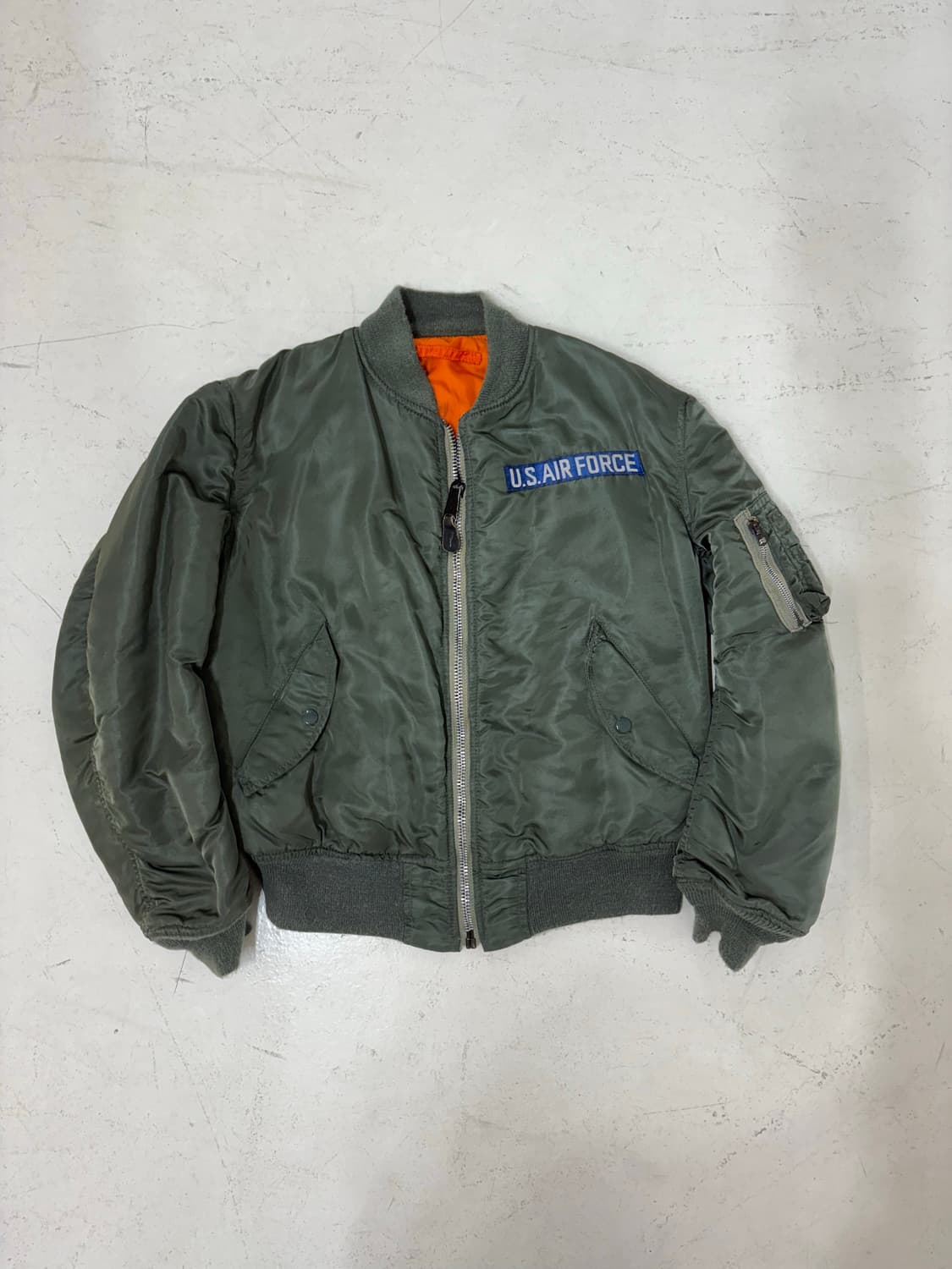 70;s USAF MA-1 Flight Jacket. 상품이미지1