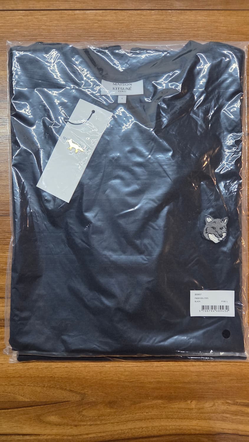 (새상품/정품)메종 그레이폭스 반팔티 블랙L 상품이미지1