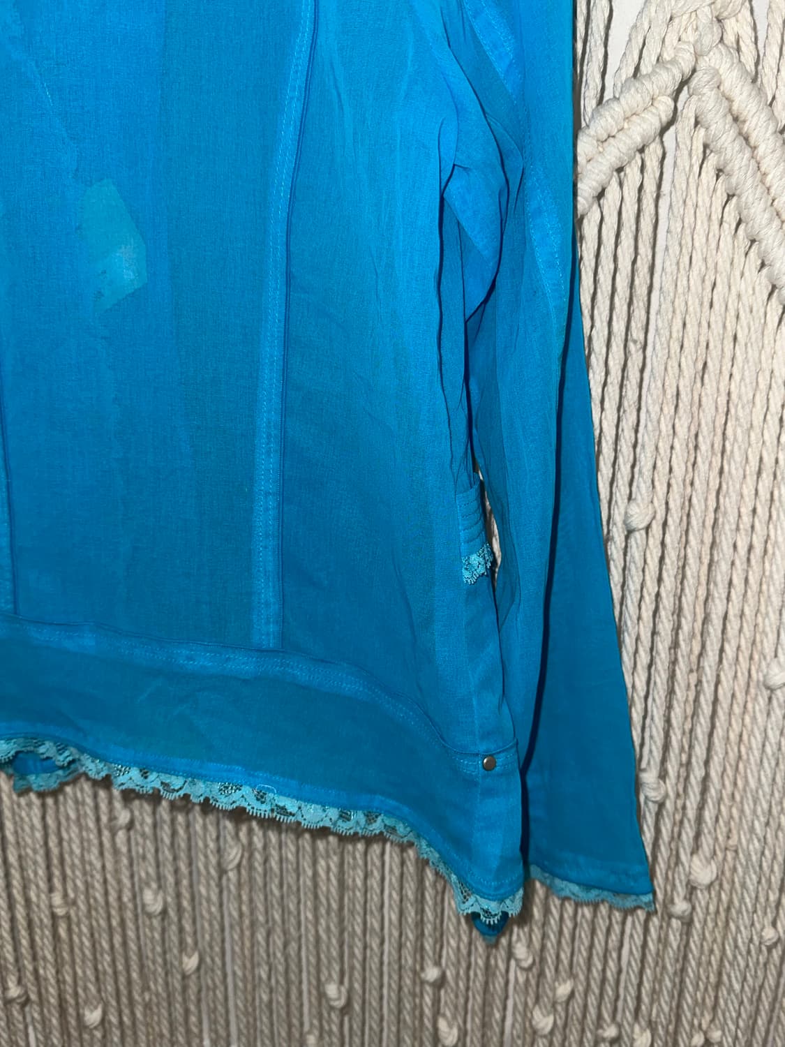 레이스 시스루 슬림 자켓 블라우스 상품이미지6