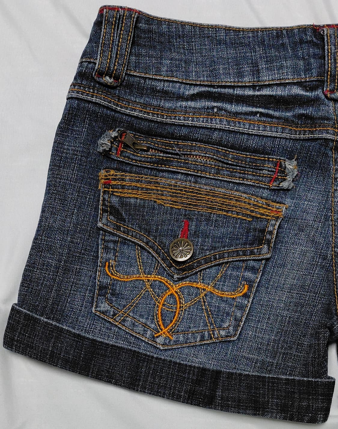 Jessy Logan 빈티지 자수 데님 숏팬츠 (27-28추천) 상품이미지7