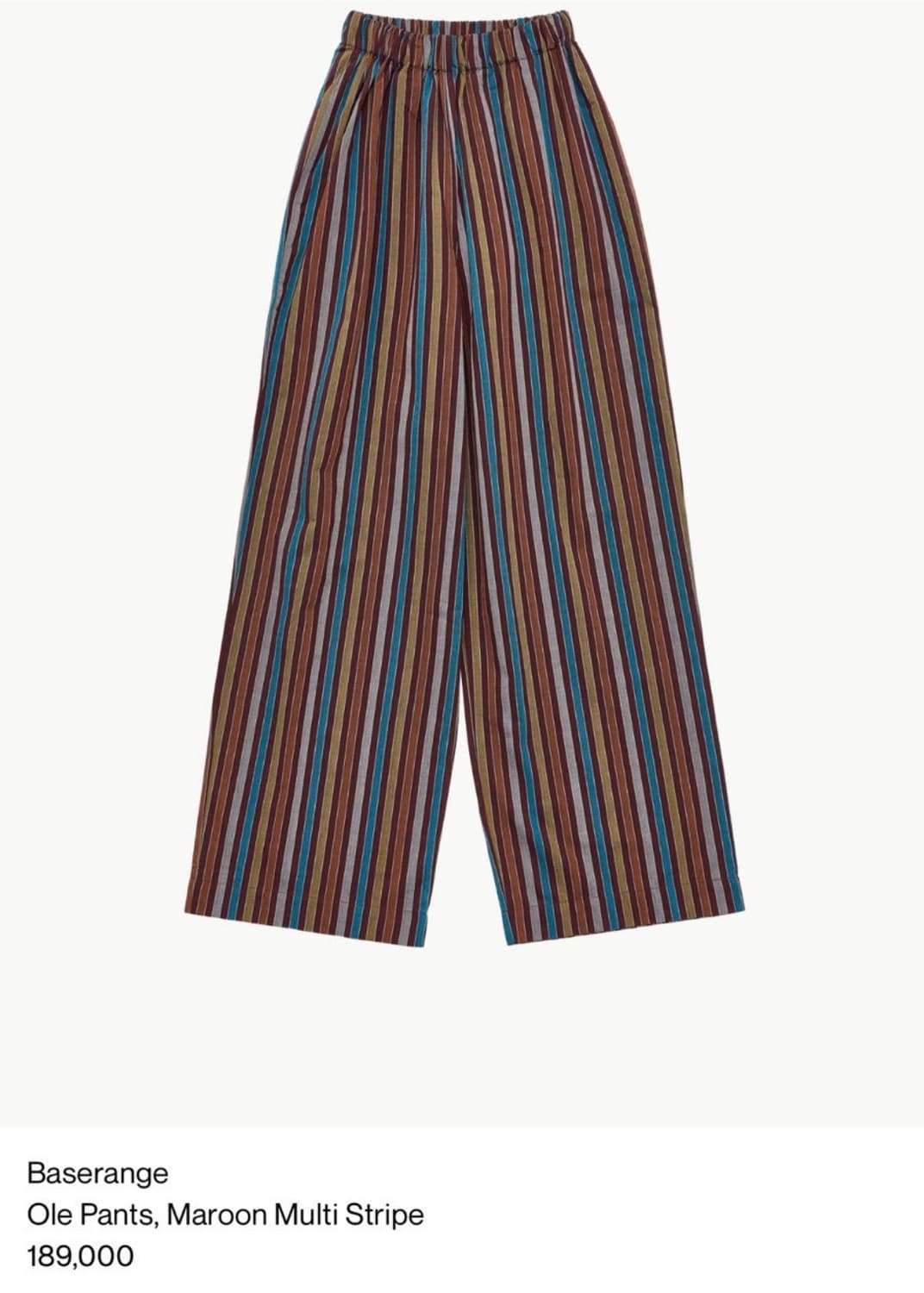 Baserange 베이스레인지 ole pants 팬츠 상품이미지1