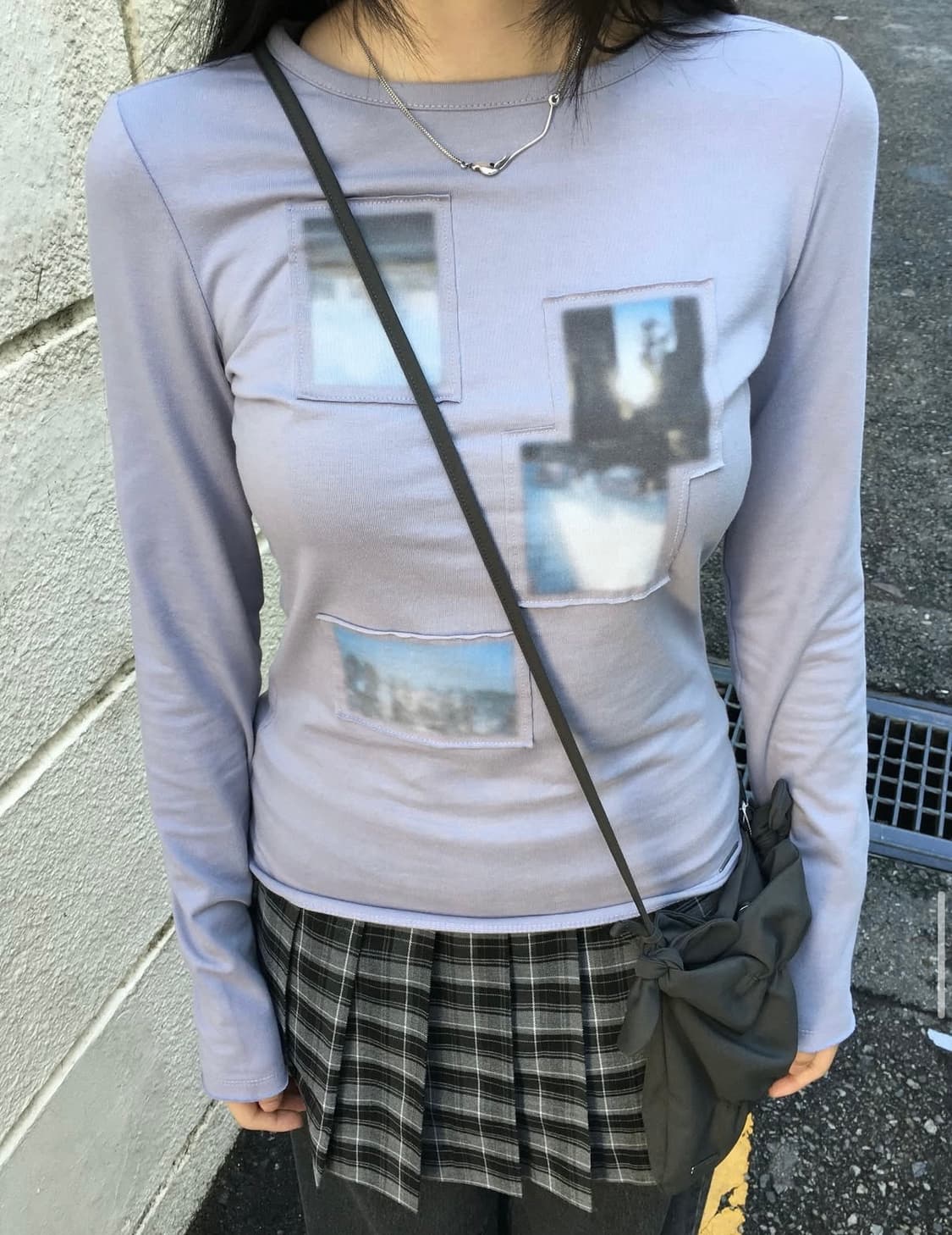 미세키서울 쇼룸 익스클루시브 롱슬리브 차콜 상품이미지2