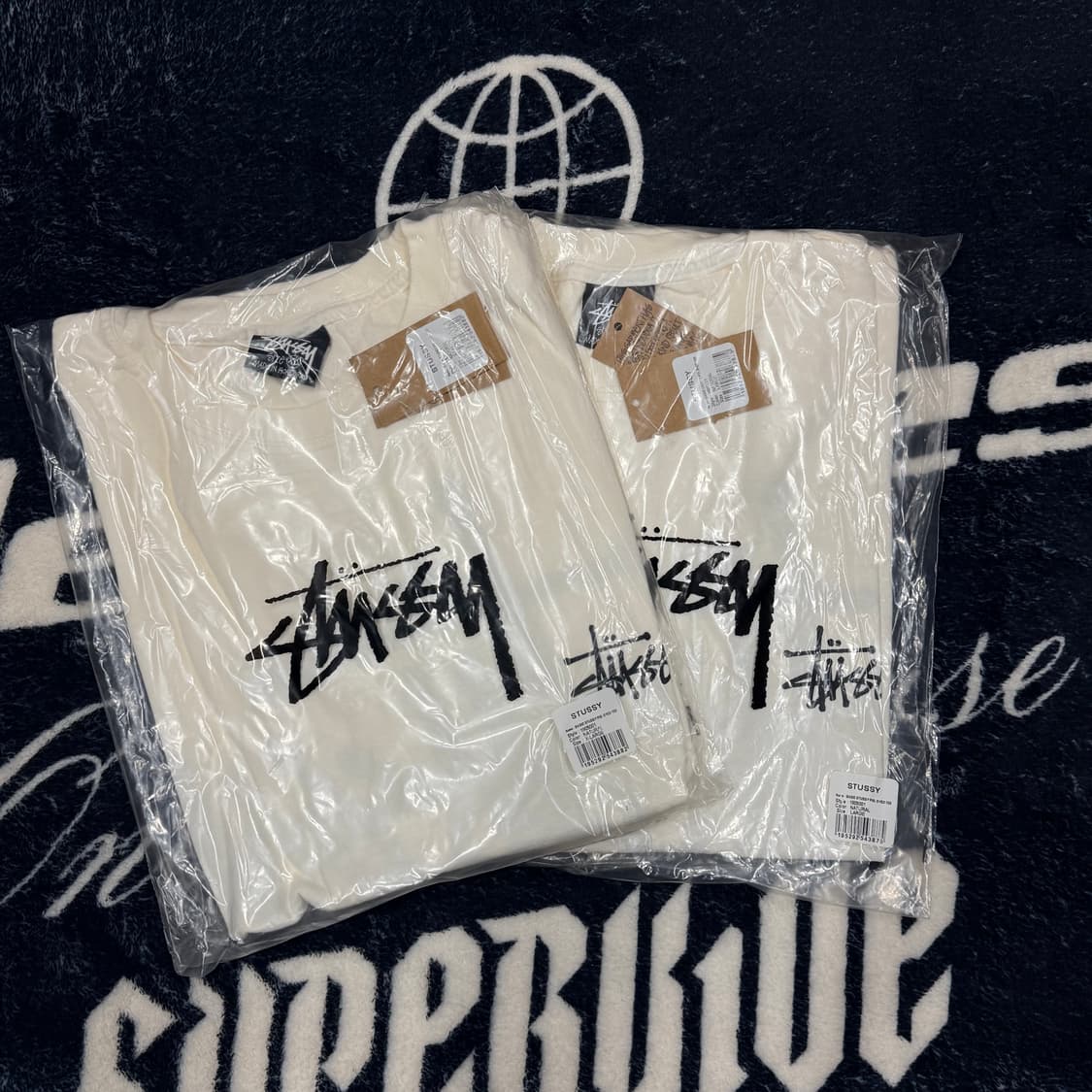 스투시 베이직 피그먼트 반팔 내추럴 L,XL (새상품) 2024 상품이미지1