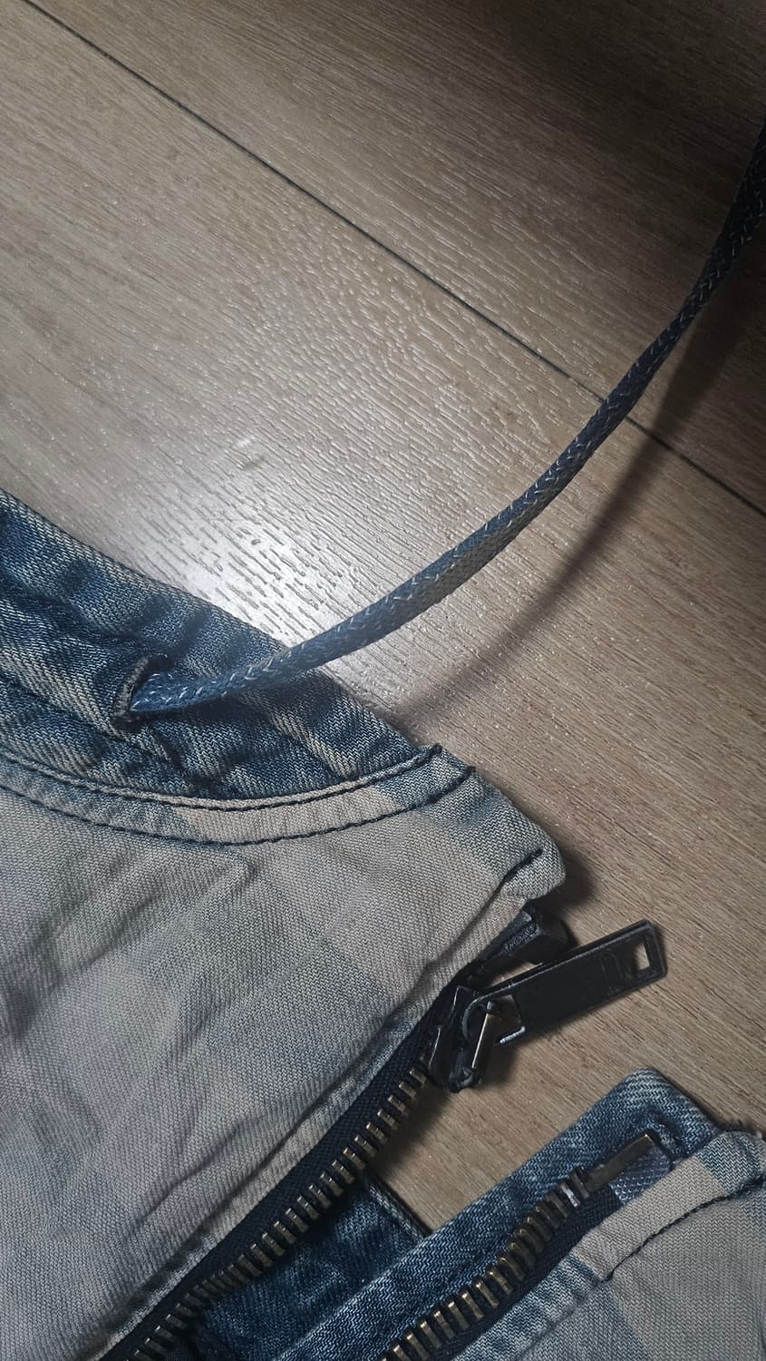 디젤 웨스턴 데님 혼방 블루종 상품이미지4
