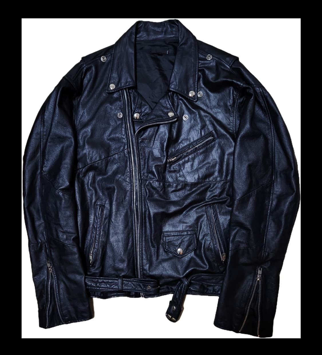 일본빈티지 리워크 라이더자켓XL 상품이미지1