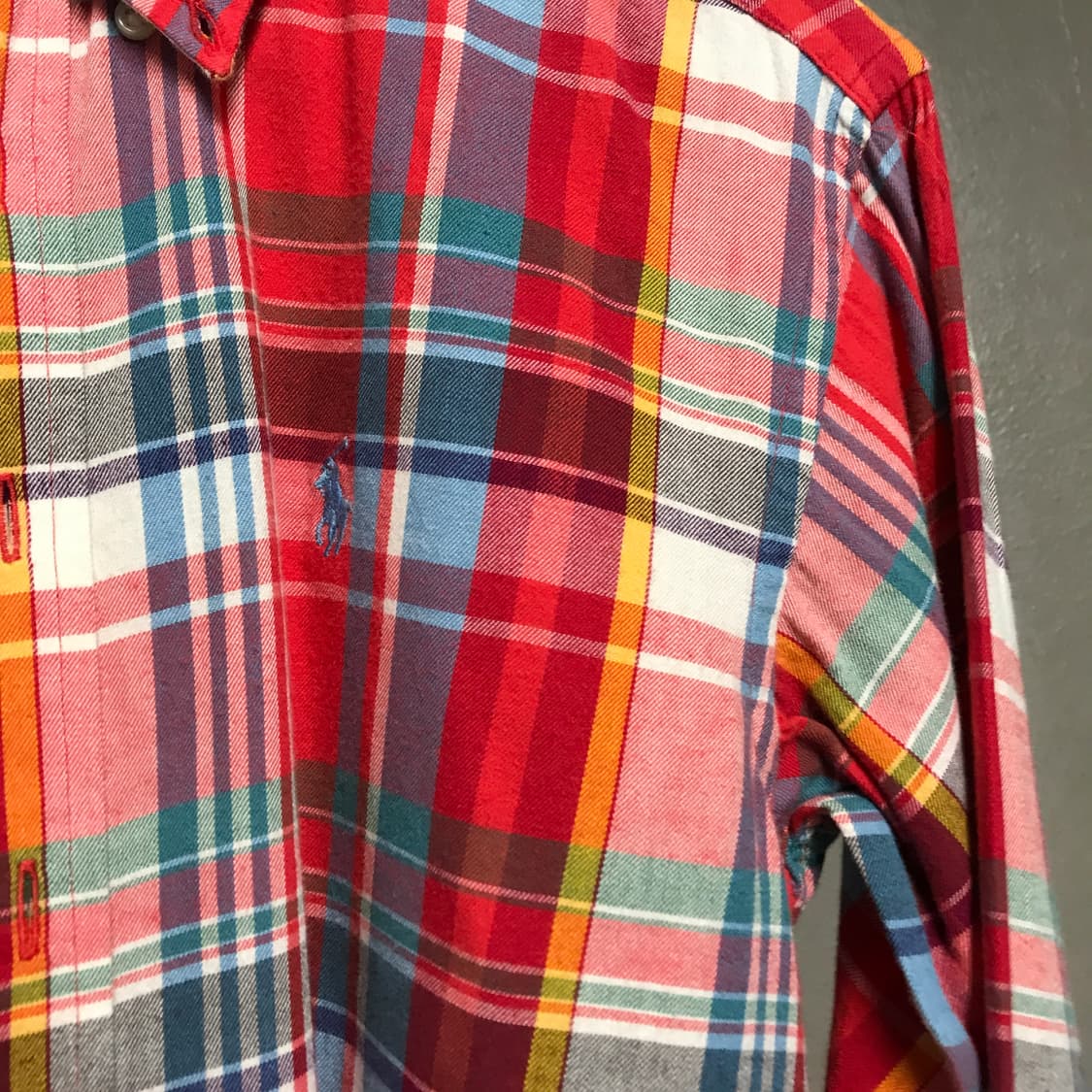 폴로 랄프로렌 체크 셔츠 M12/14(W) 상품이미지4