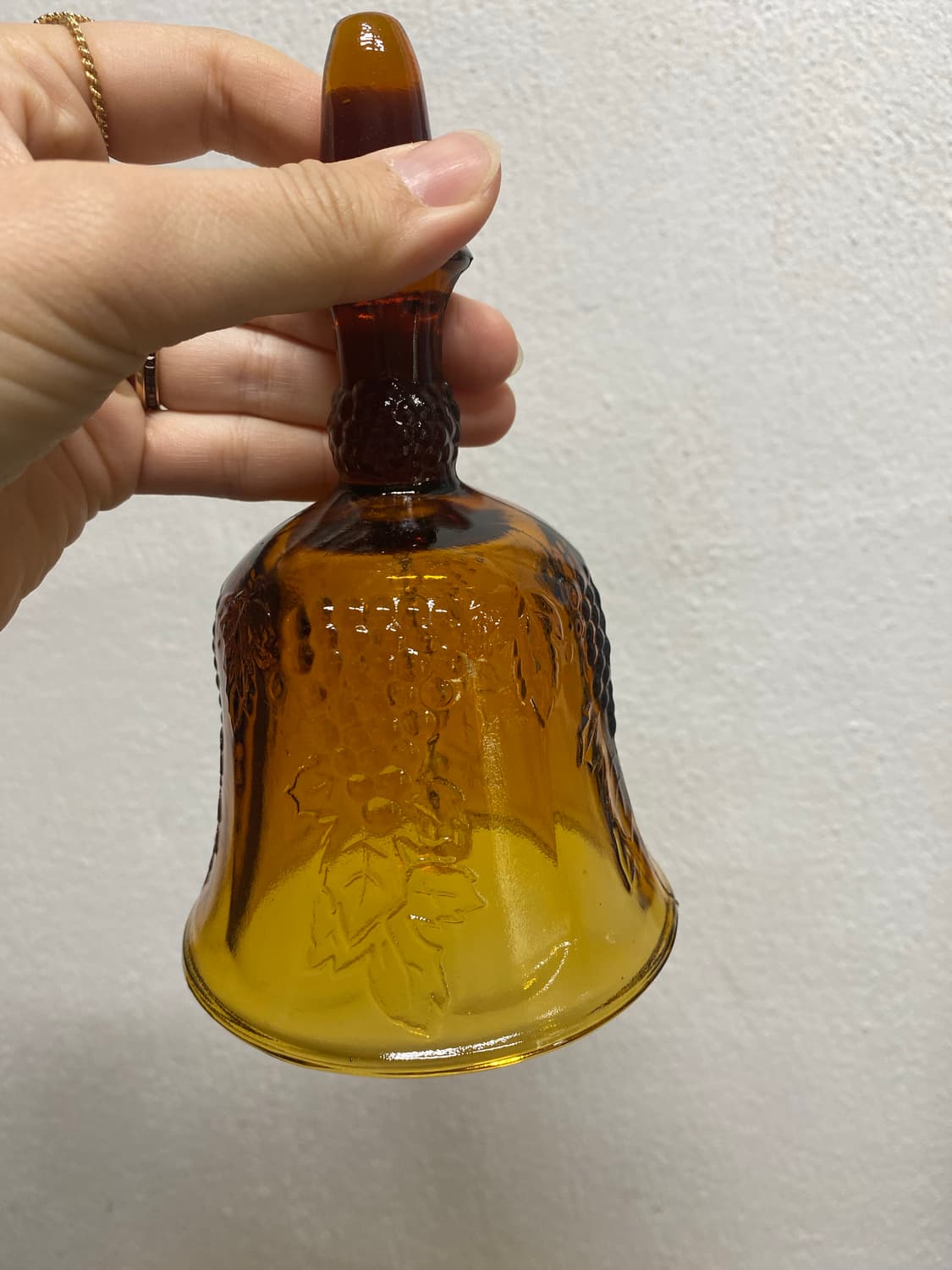 빈티지 앰버 글라스 벨 소품 상품이미지3