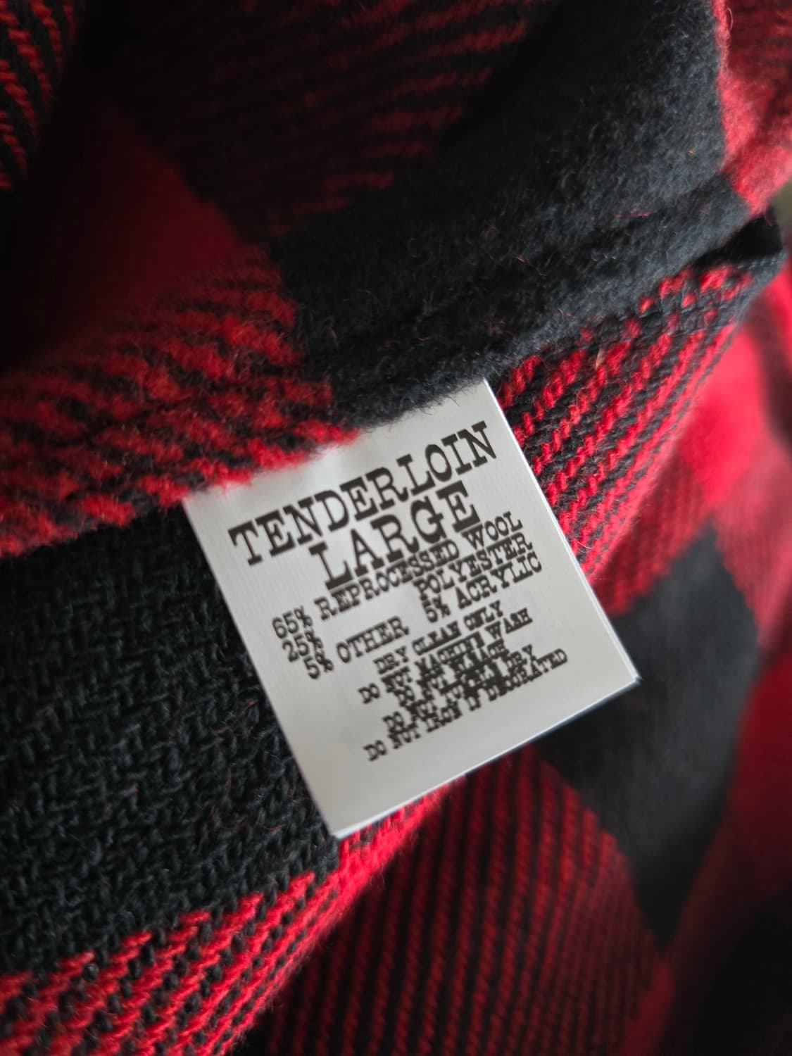 텐더로인 TENDERLOIN T-20RG 버팔로 자켓L 2024 레드 상품이미지5