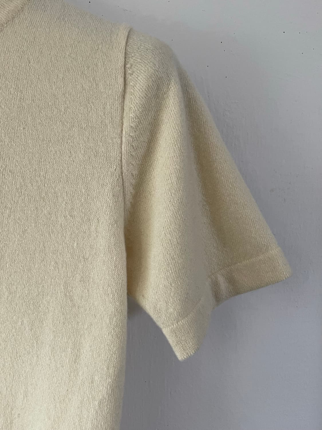 시엔느 울 라운드 크림 니트 새상품 상품이미지4