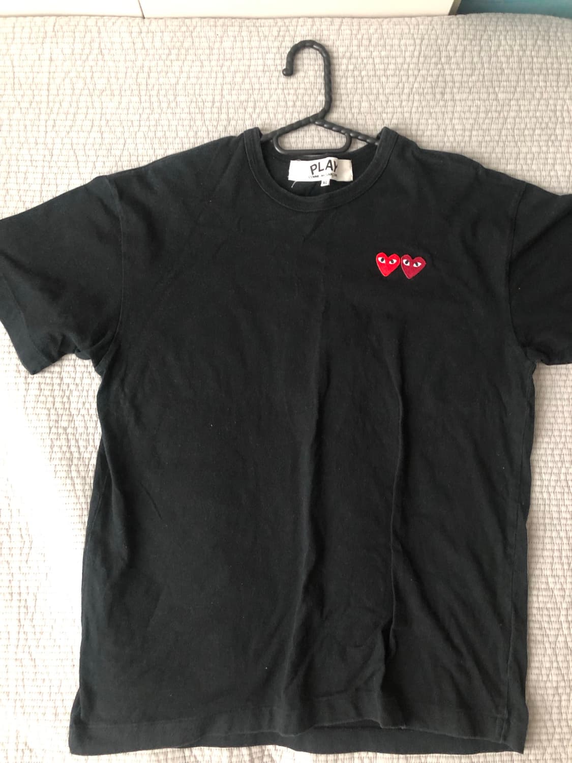 꼼데가르송 반팔 더블와펜XL 판매 상품이미지1