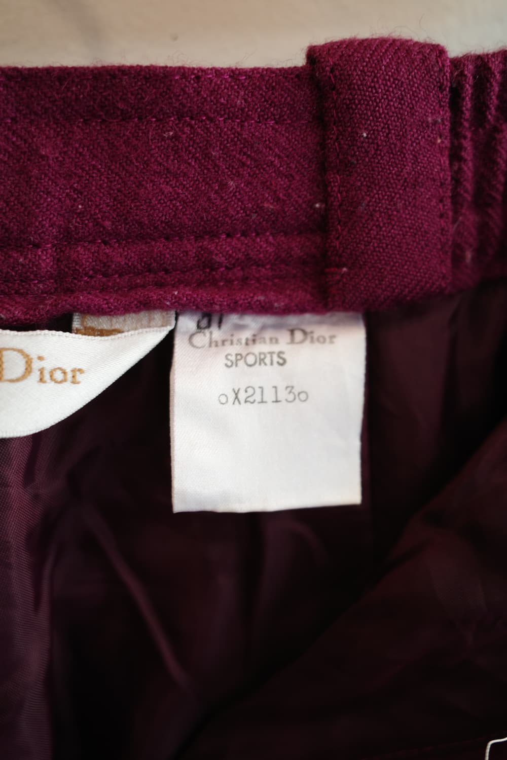 Christian Dior 크리스챤디올 빈티지 울 팬츠 (22~25인치) 상품이미지6