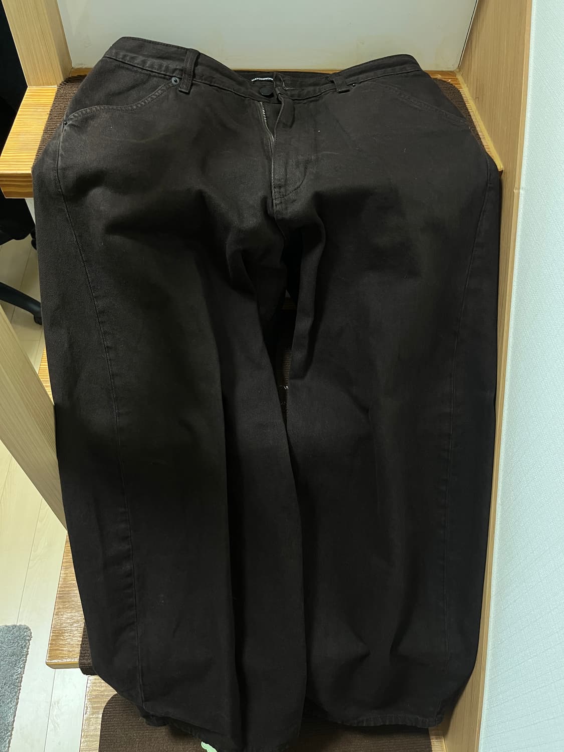 해칭룸 와이드 커브진 브라운 4 상품이미지2