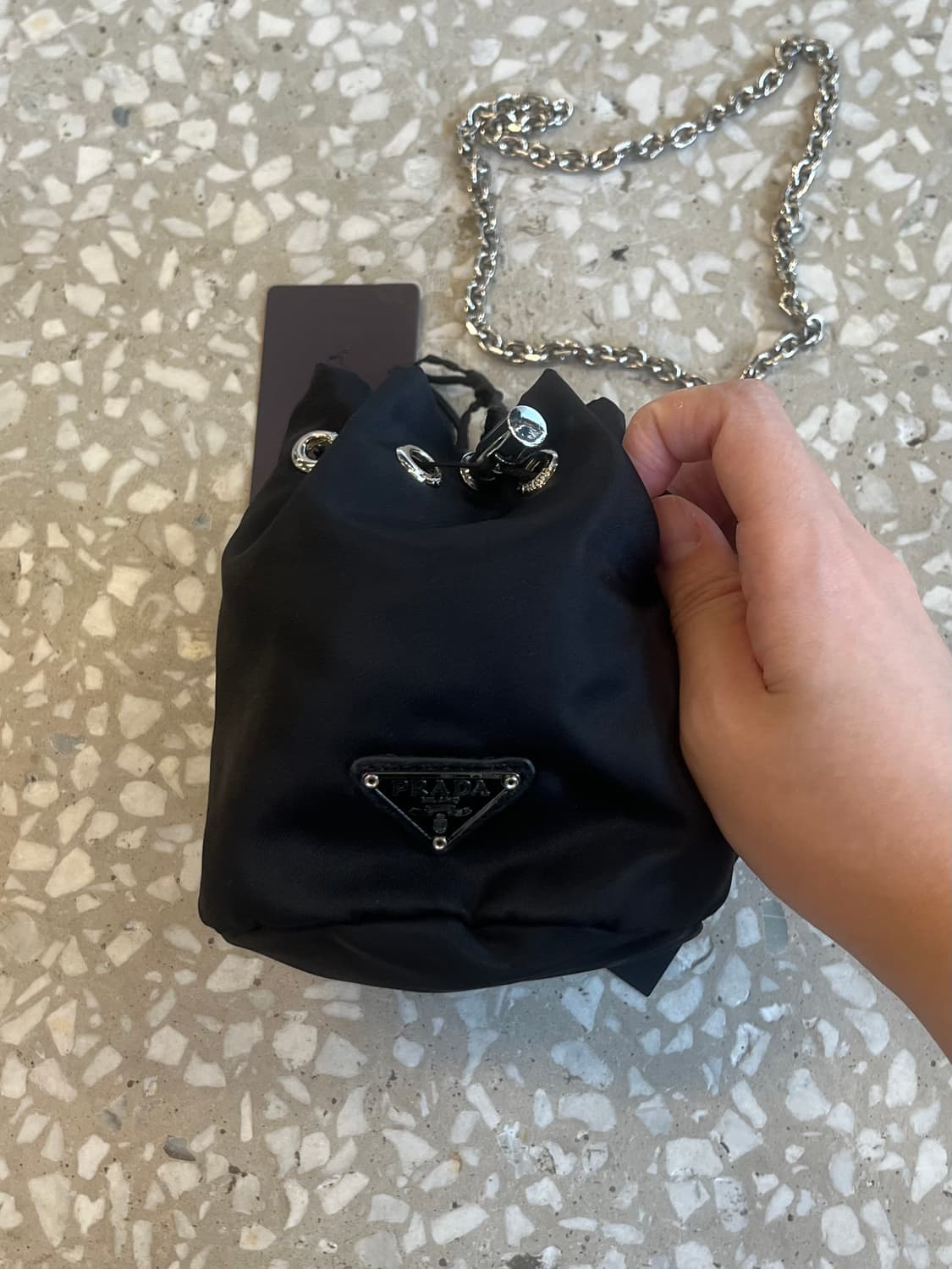 Prada Nylon Mini Drawstring Bag 상품이미지2