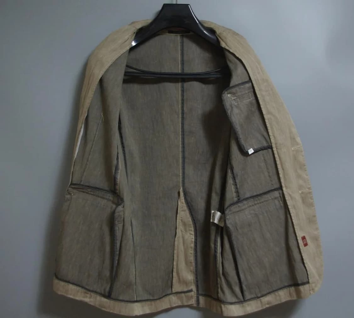 시피컴퍼니 빈티지 린넨 블레이져 100 상품이미지4