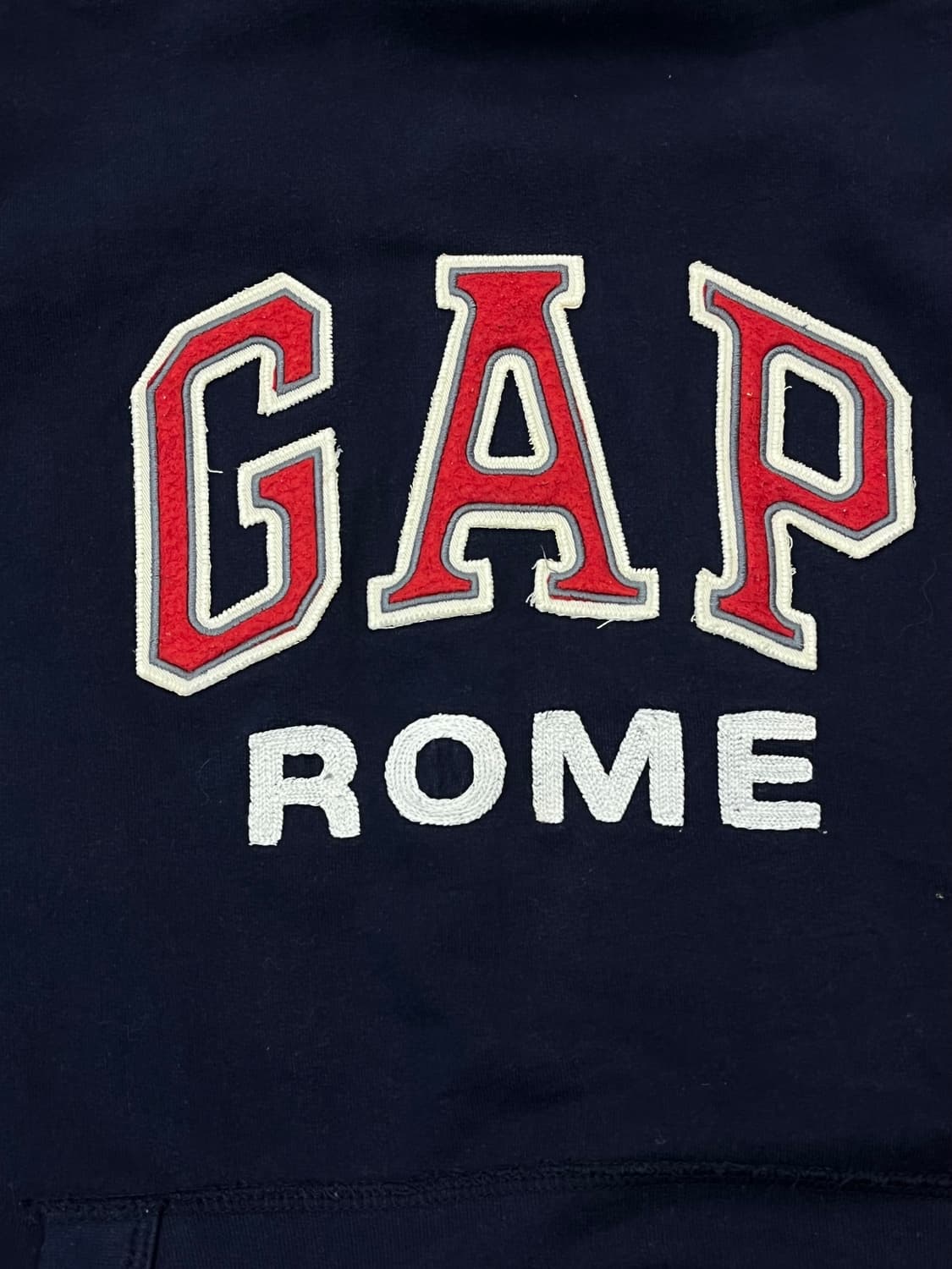 갭 레터링 후드티 네이비 L #csz1881 상품이미지6