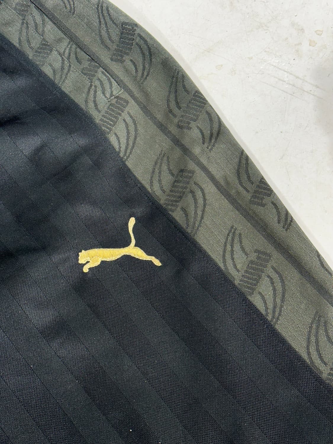 푸마 블랙 사이드 라인 댄스 추리닝 트레이닝 와이드 팬츠 M 상품이미지6