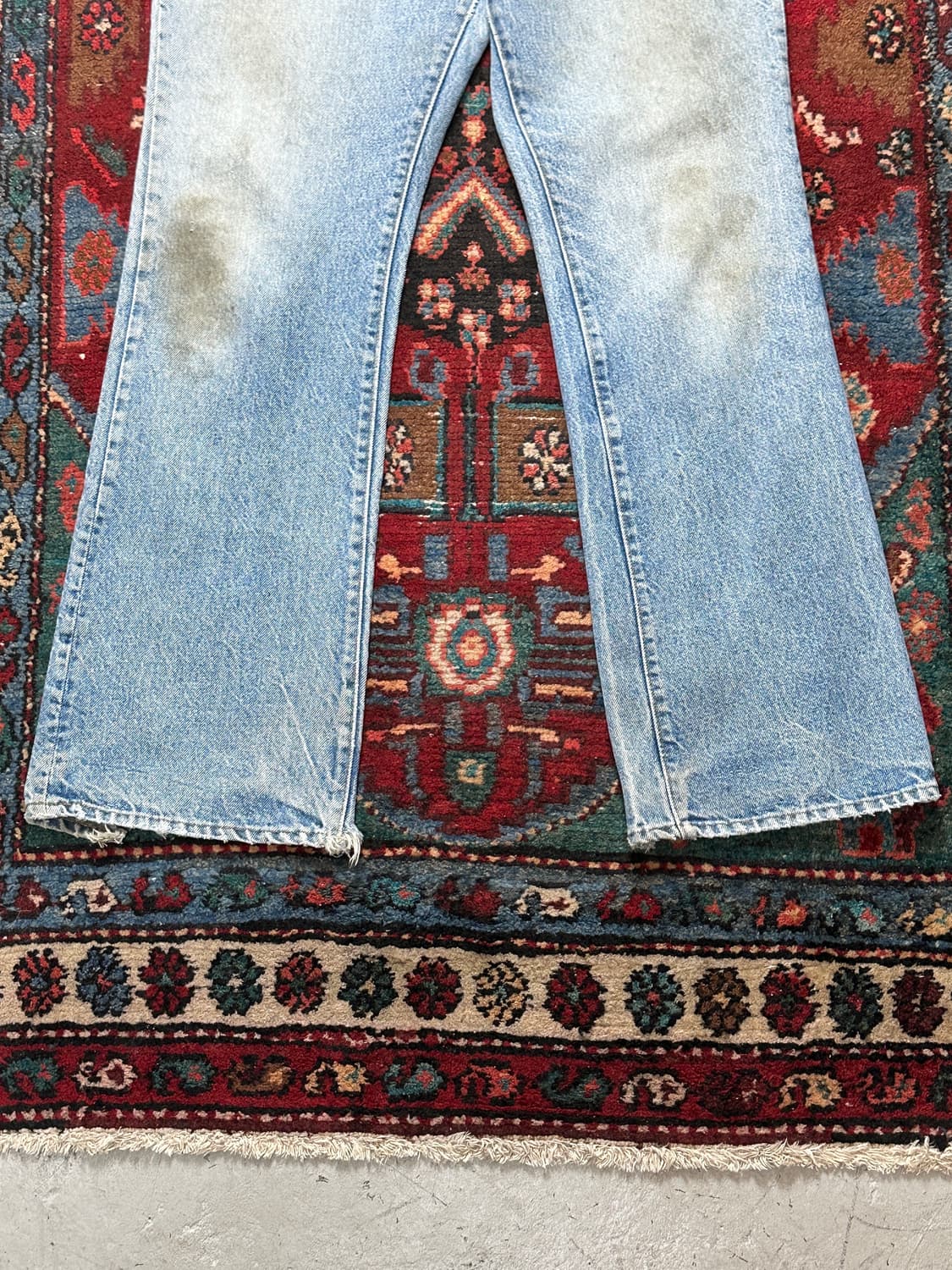 80’s USA Made 빈티지 리바이스 517 부츠컷 체인스티치 상품이미지7