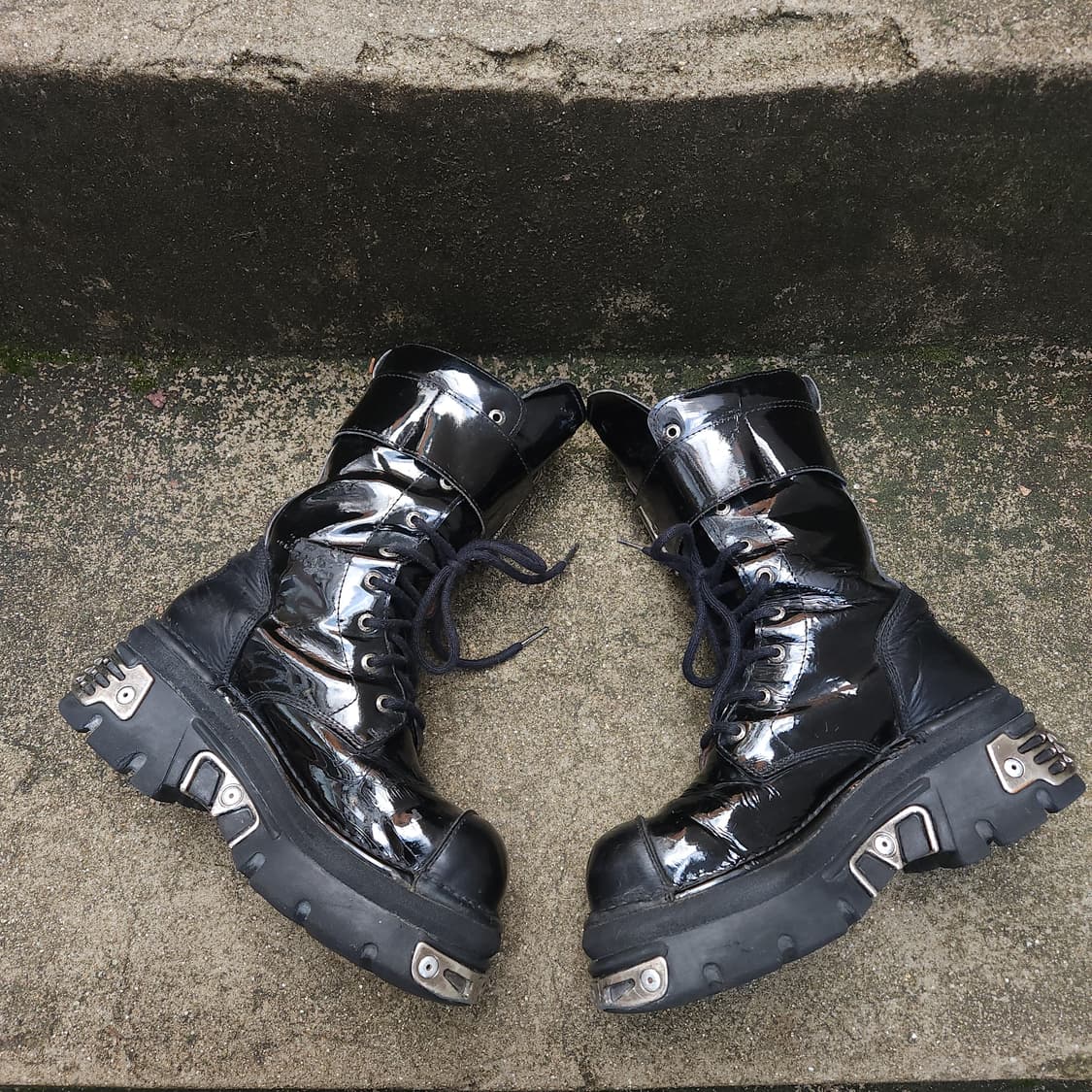 [41] NEW ROCK M-312-C15 레더 부츠 상품이미지5