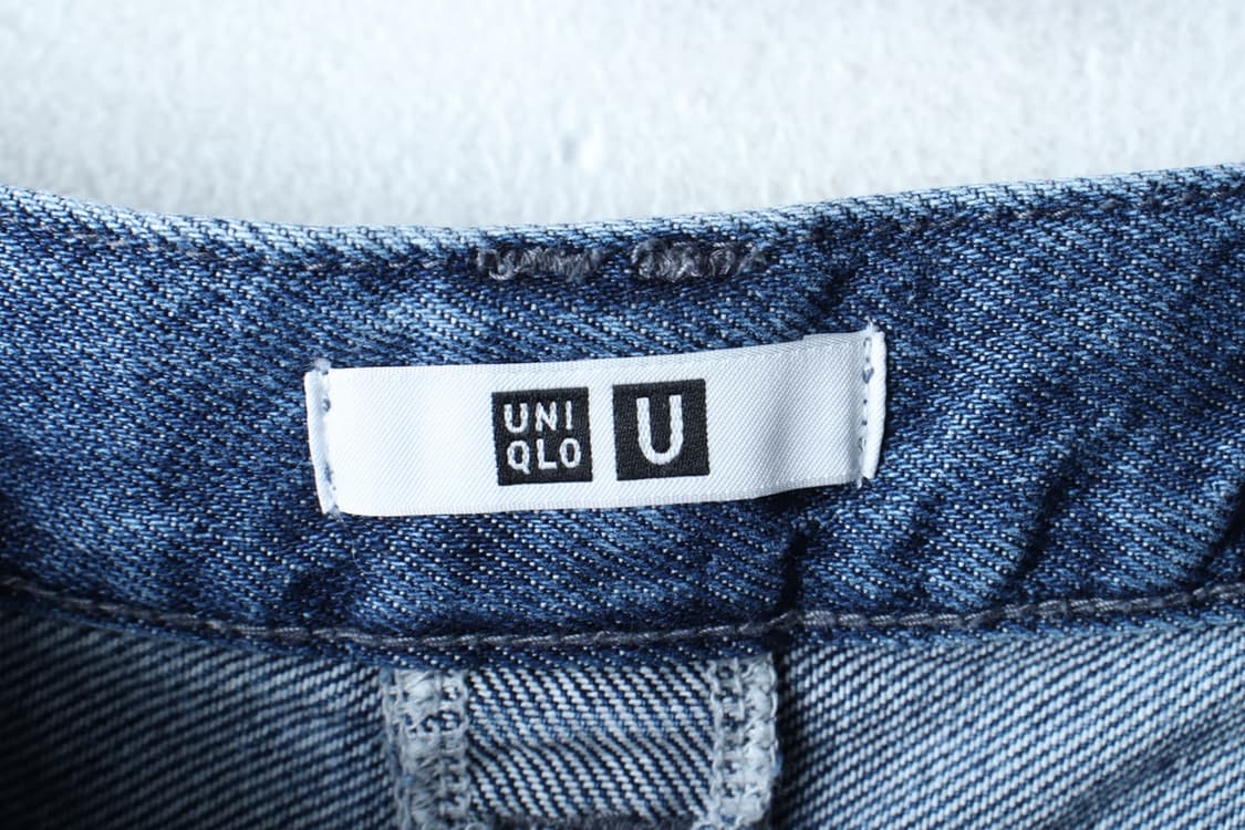 (M-L) 유니클로 반바지 팬츠 U라인 데님 청 블루-P9988 상품이미지5