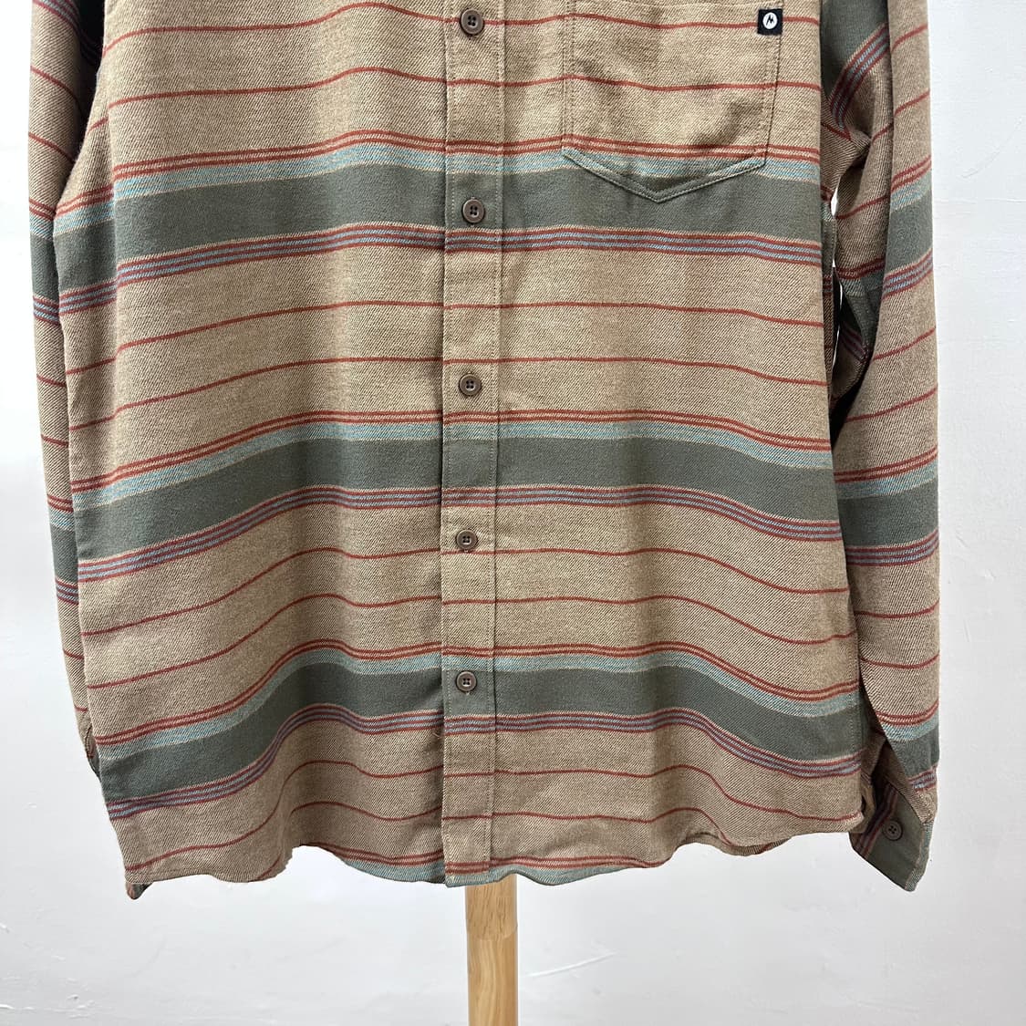 (새상품) 마모트 단가라 포켓 긴팔 남방 셔츠 M 105 상품이미지3