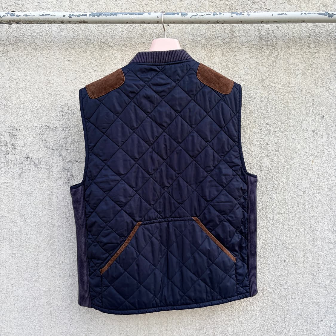 L)폴로 랄프로렌 스웨이드 패치 헌팅 투웨이 베스트 상품이미지2