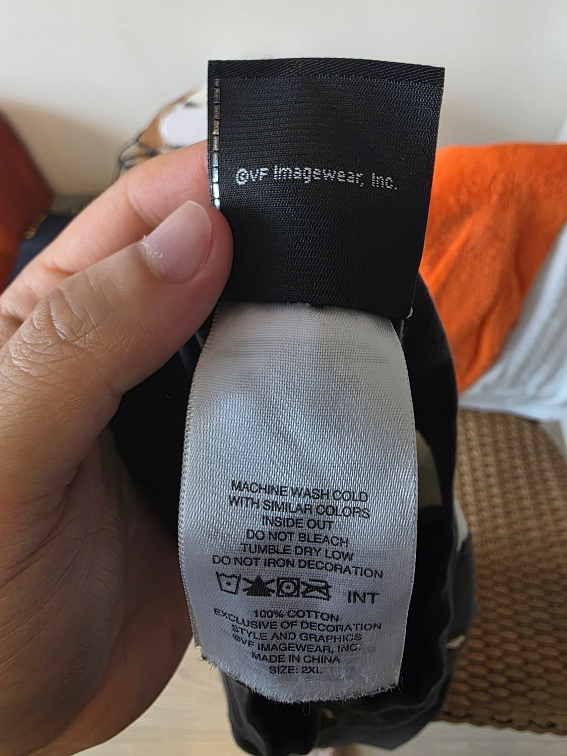 (USA 빈티지)할리데이비슨 블랙 타이다이 긴팔티셔츠 2XL 110 상품이미지7