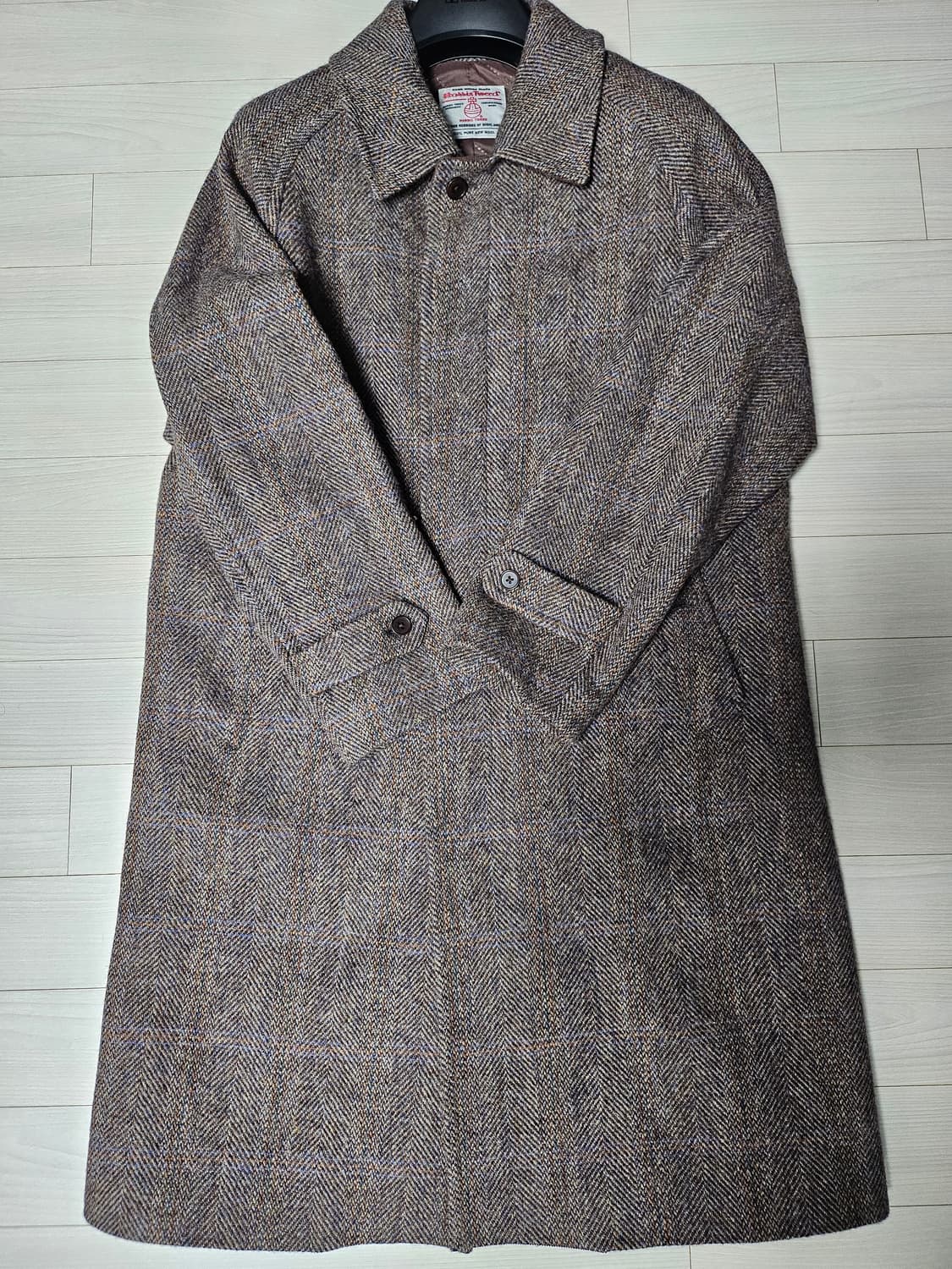 제로라운지 해리스트위드 발마칸 코트 100 상품이미지3